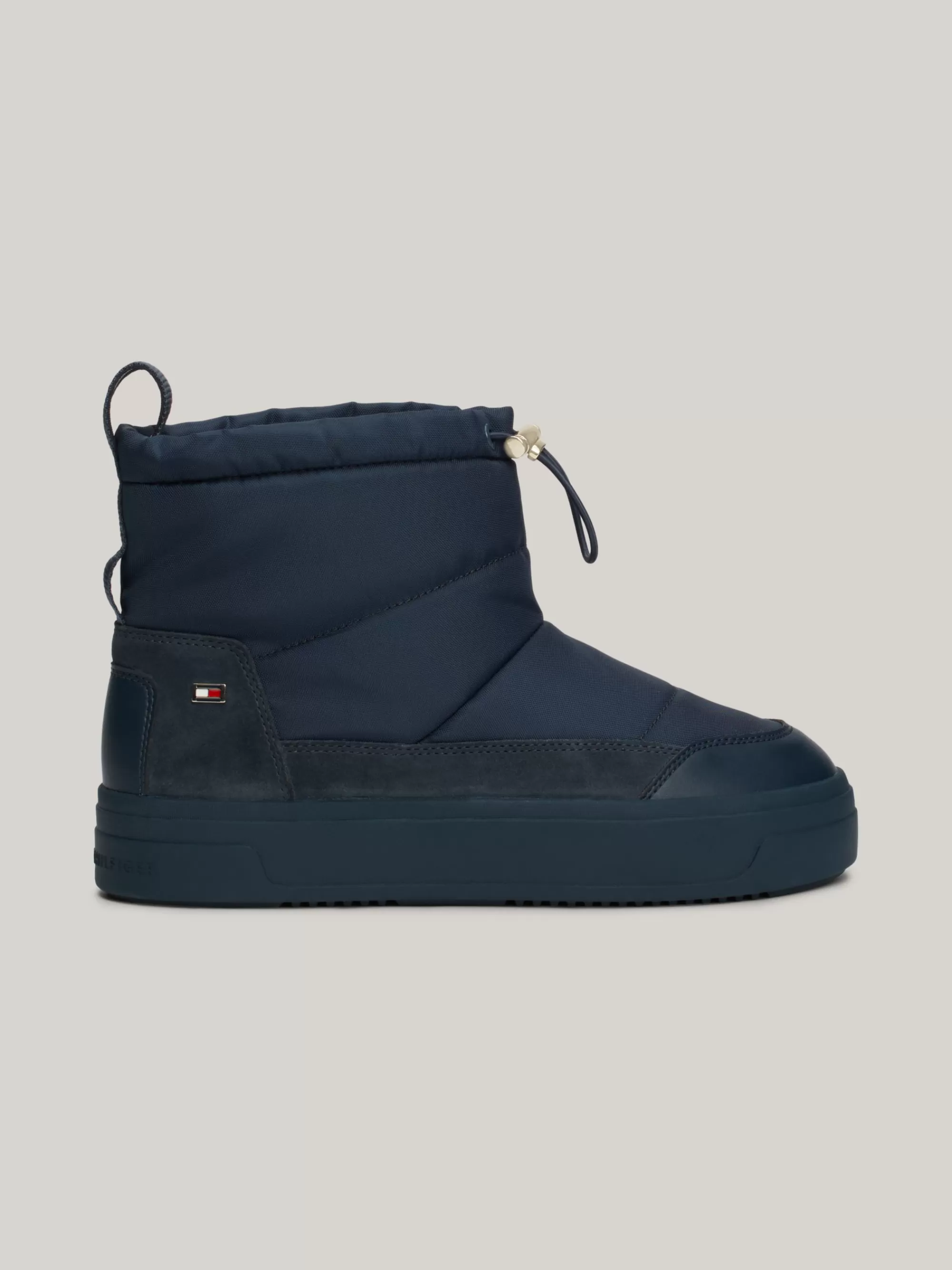 Laarzen & Enkellaarzen*Tommy Hilfiger Snowboot Op Enkelhoogte Met Trekkoord MILITARY DENIM