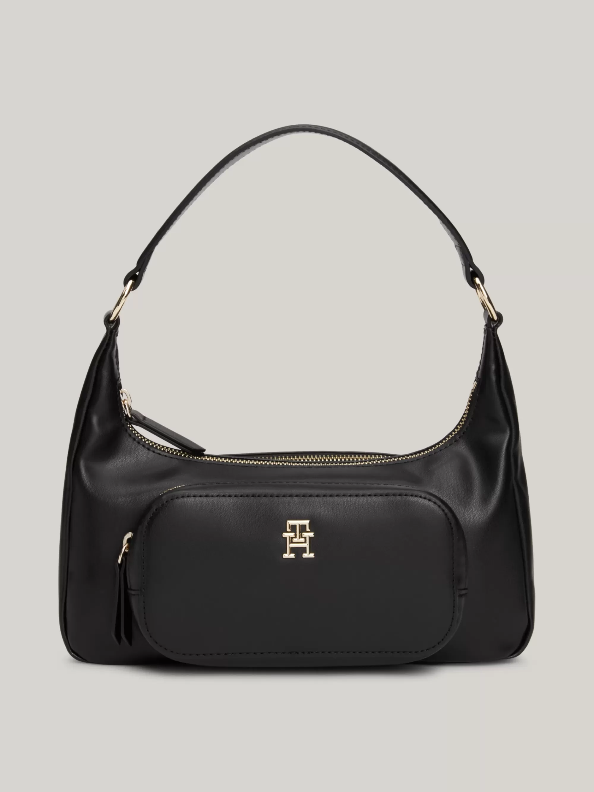 Schoudertassen*Tommy Hilfiger Soft Schoudertas Met TH-monogram BLACK
