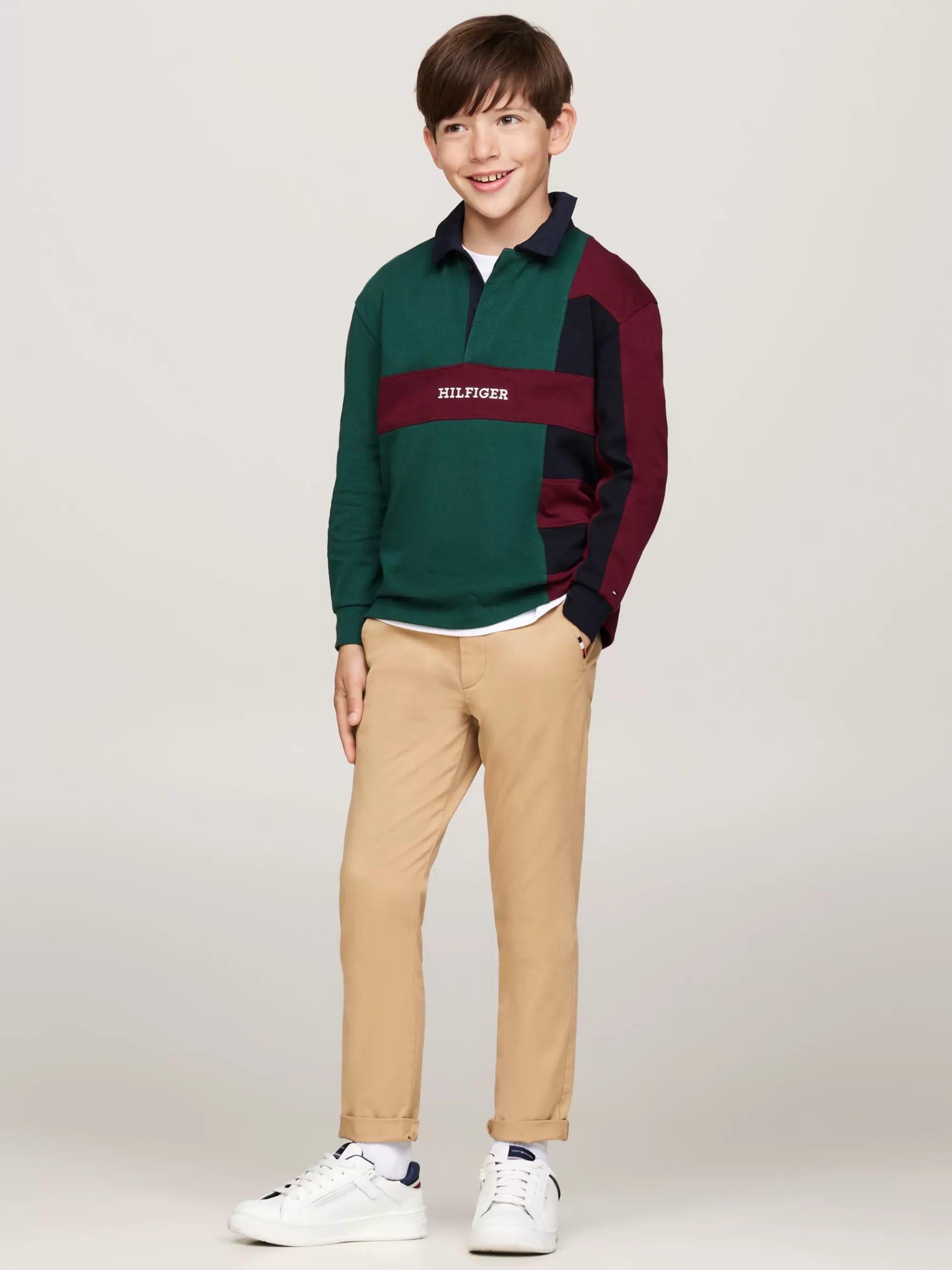 Broeken & Korte Broeken*Tommy Hilfiger Soft Slim Fit Chino Van Twill CLASSIC KHAKI