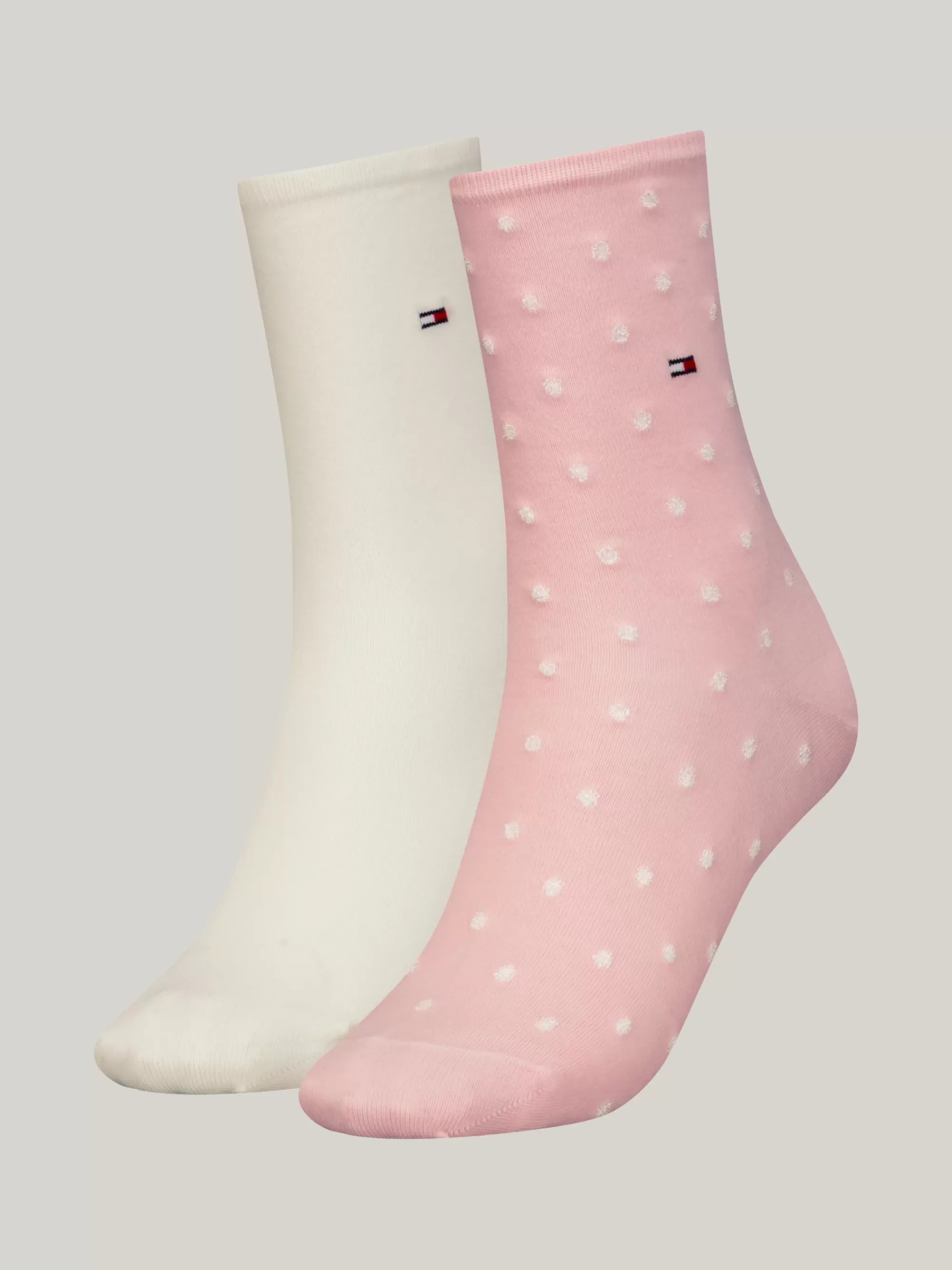 Sokken & Panty's*Tommy Hilfiger Sokken Met Metallic Stippen PINK COMBO