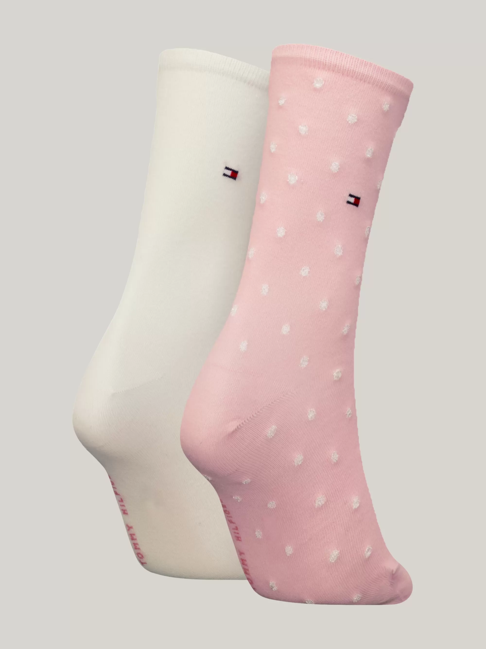 Sokken & Panty's*Tommy Hilfiger Sokken Met Metallic Stippen PINK COMBO