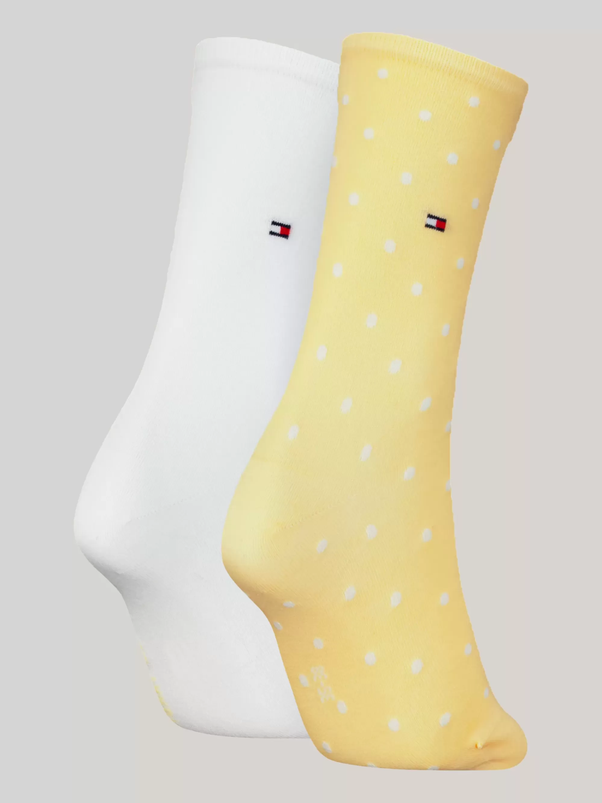 Sokken & Panty's*Tommy Hilfiger Sokken Met Metallic Stippen YELLOW