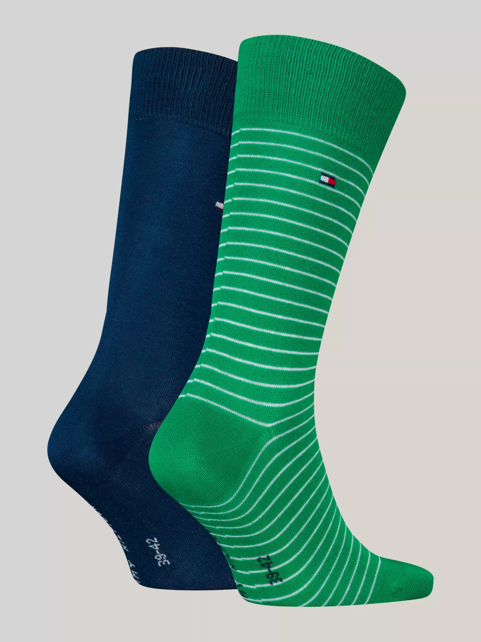 Sokken*Tommy Hilfiger Sokken Met Microstreep GREEN COMBO