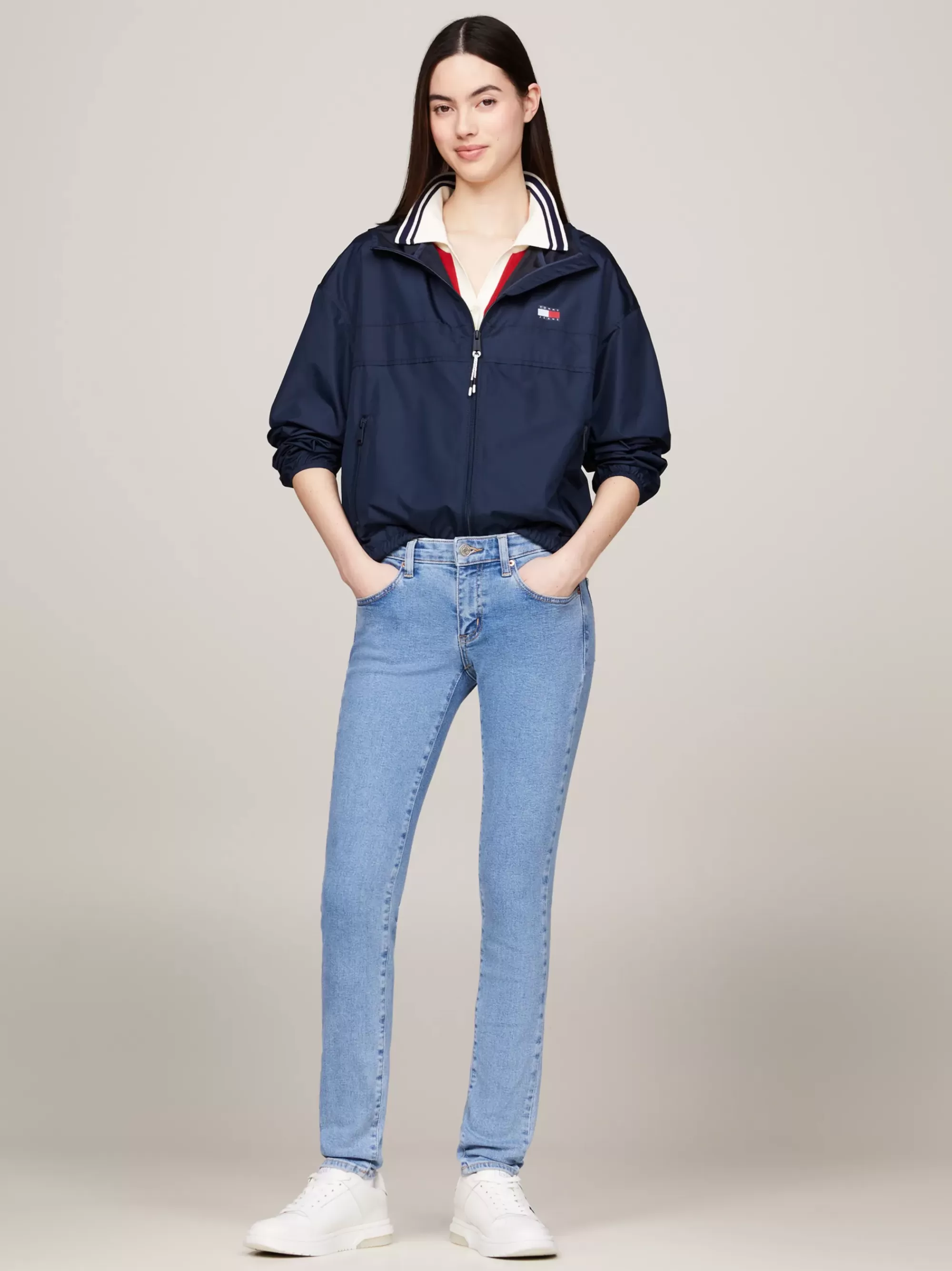 Jeans*Tommy Hilfiger Sophie Low Rise Skinny Faded Jeans DENIM MEDIUM