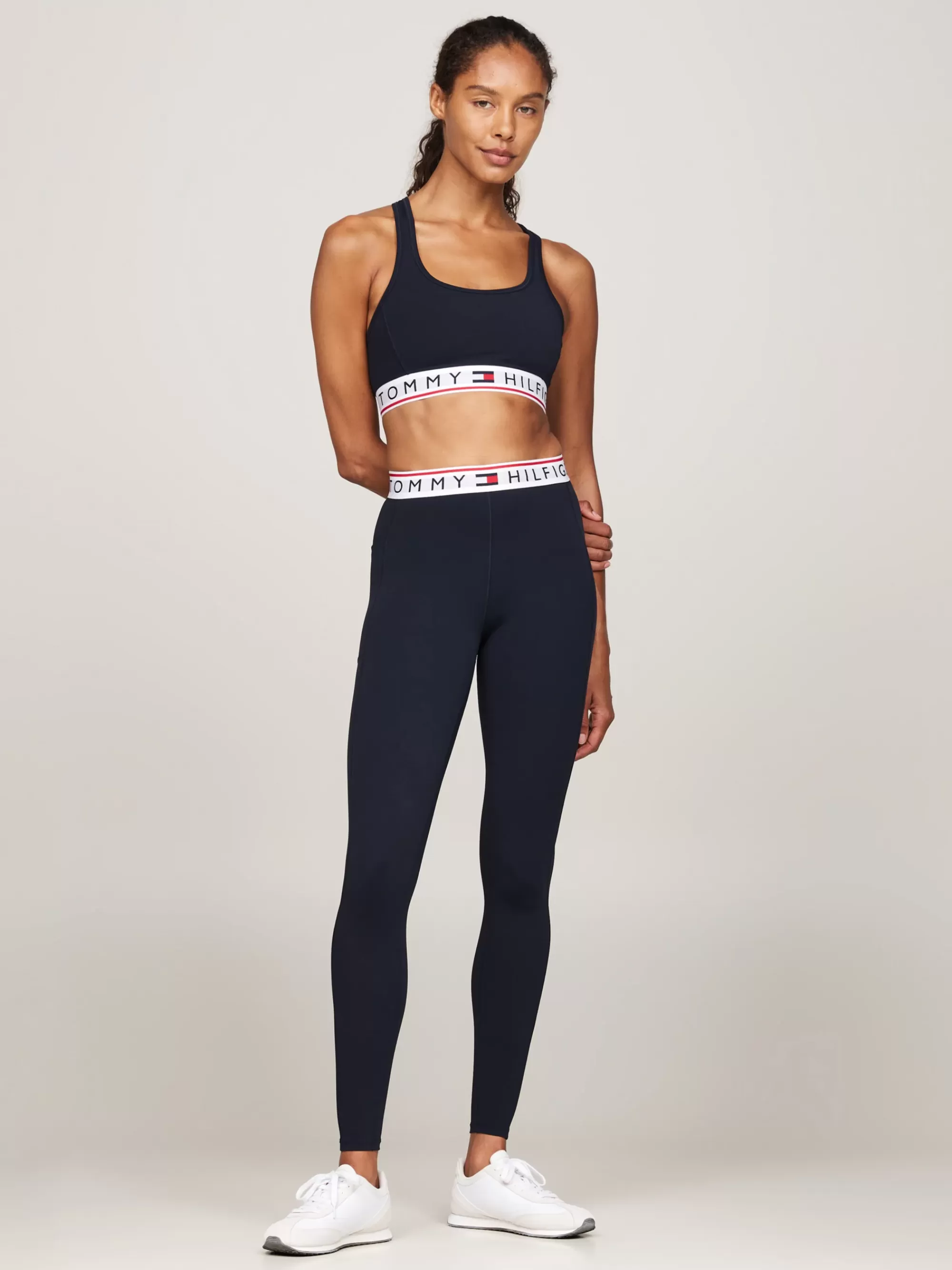 Bh's | Lingerie*Tommy Hilfiger Sport Low Support Bh Met Racerback DESERT SKY