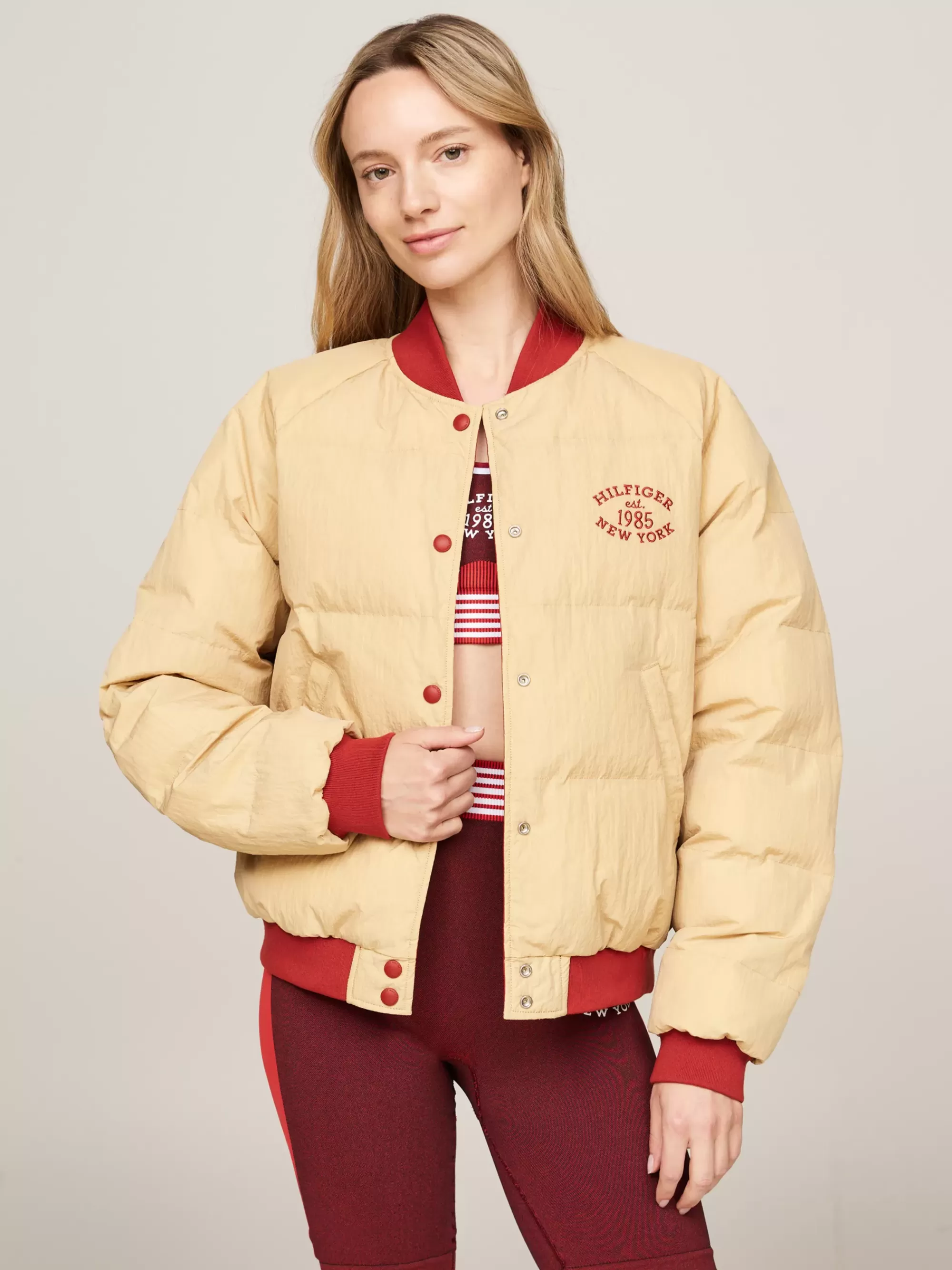 Tommy Hilfiger Sport | Jassen & Jacks*Tommy Hilfiger Sport Varsity Reversible Relaxed Bomberjack DARK MAGMA