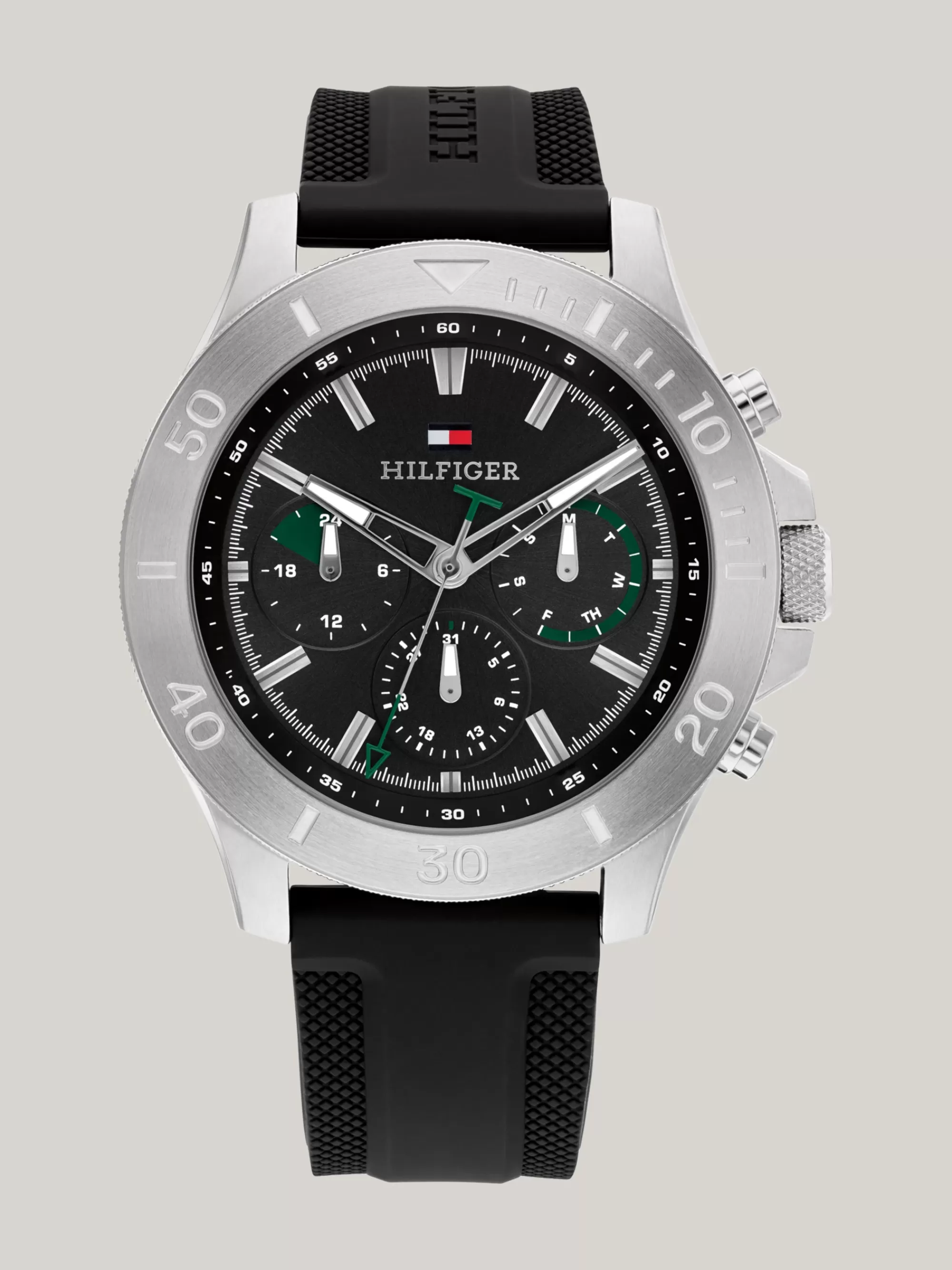 Horloges*Tommy Hilfiger Sporthorloge Met Zwarte Wijzerplaat BLACK