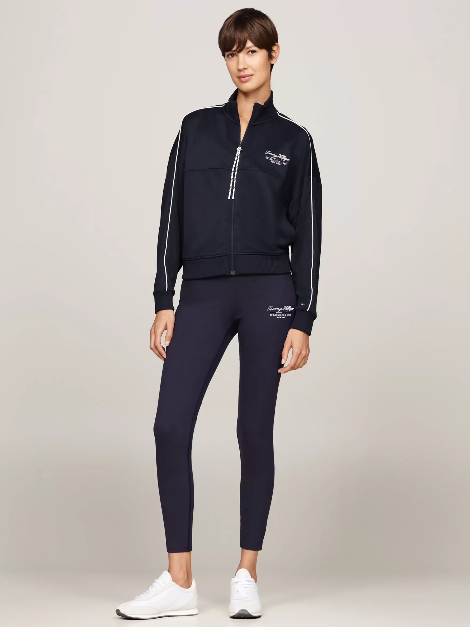 Tommy Hilfiger Sport | Sweatshirts & Hoodies*Tommy Hilfiger Sports Relaxed Fit Sweatshirt Met Rits DESERT SKY