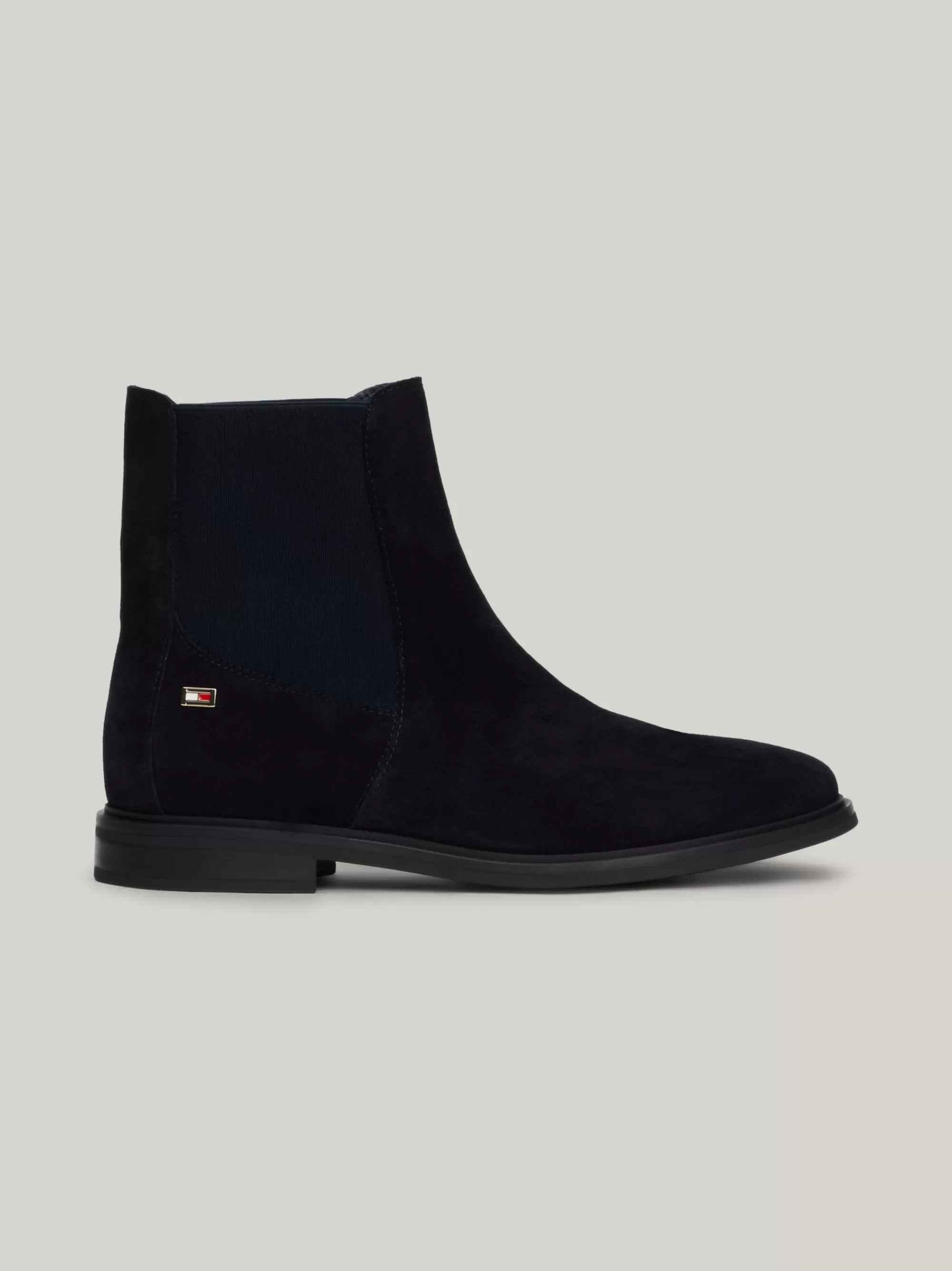 Chelsea Boots | Laarzen & Enkellaarzen*Tommy Hilfiger Suède Chelsea Boot Met Geëmailleerde Vlag SPACE BLUE