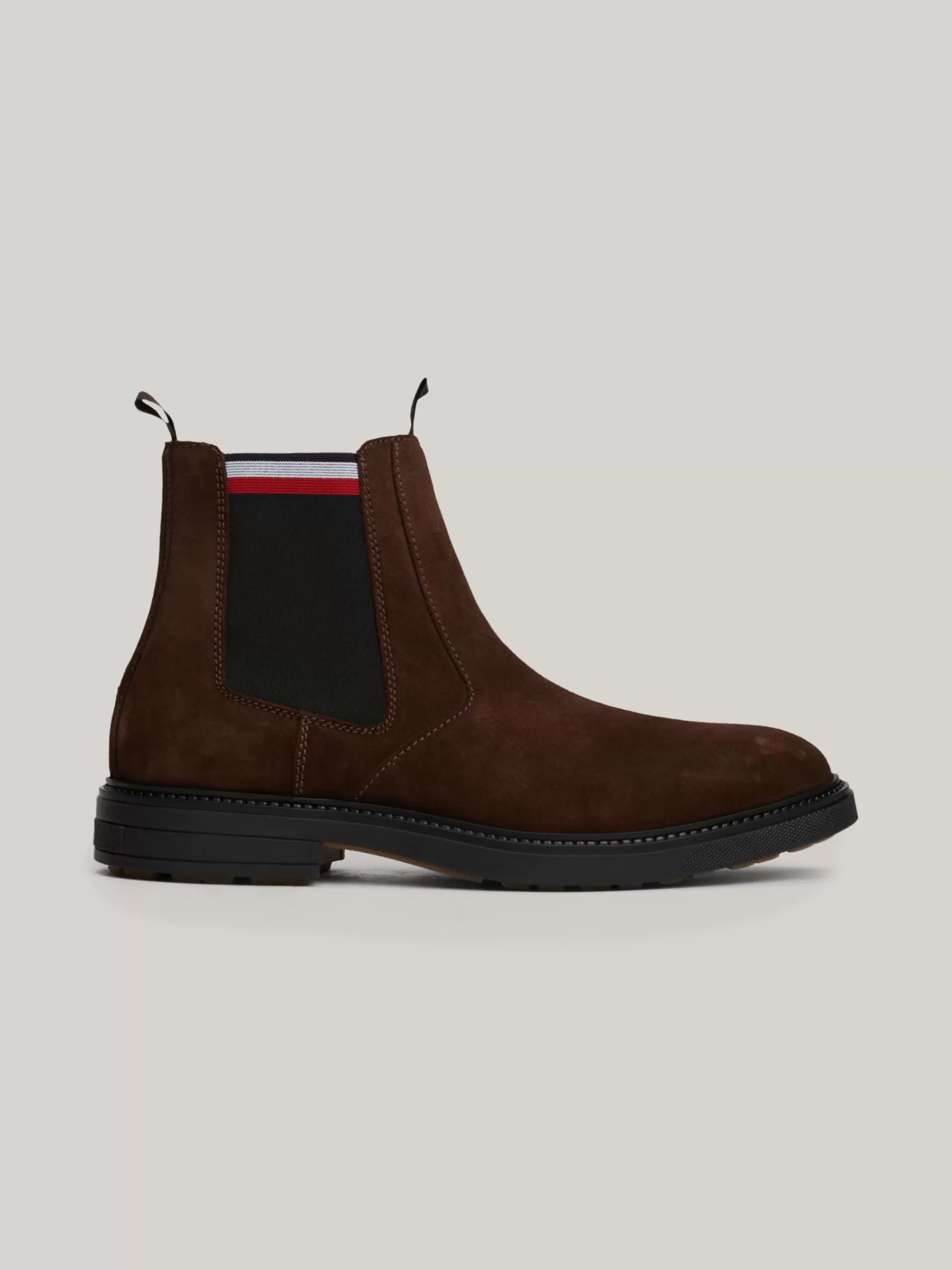 Chelsea Boots | Laarzen*Tommy Hilfiger Suède Chelsea Boot Met Signature-tape COCOA
