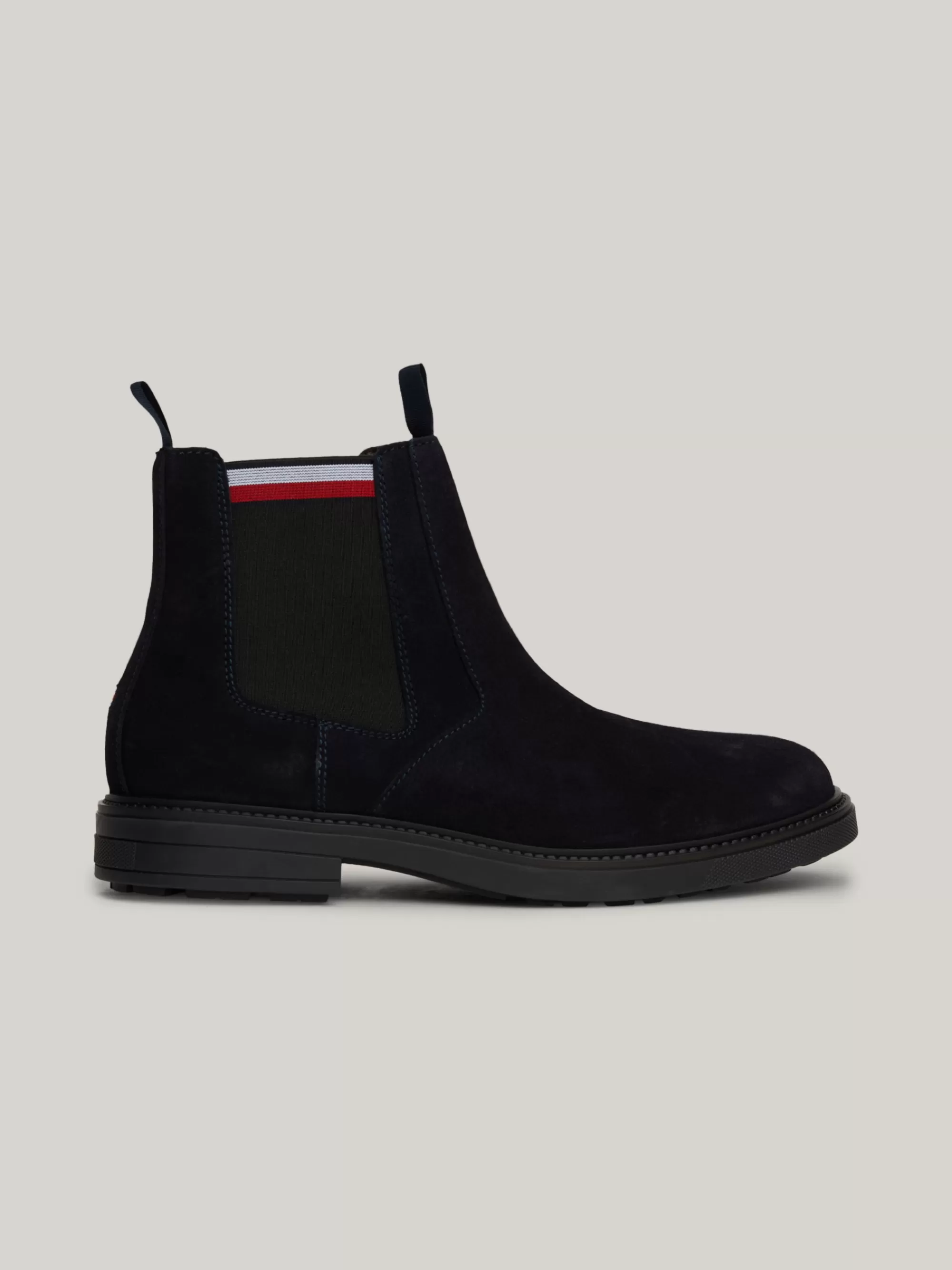 Chelsea Boots | Laarzen*Tommy Hilfiger Suède Chelsea Boot Met Signature-tape DESERT SKY