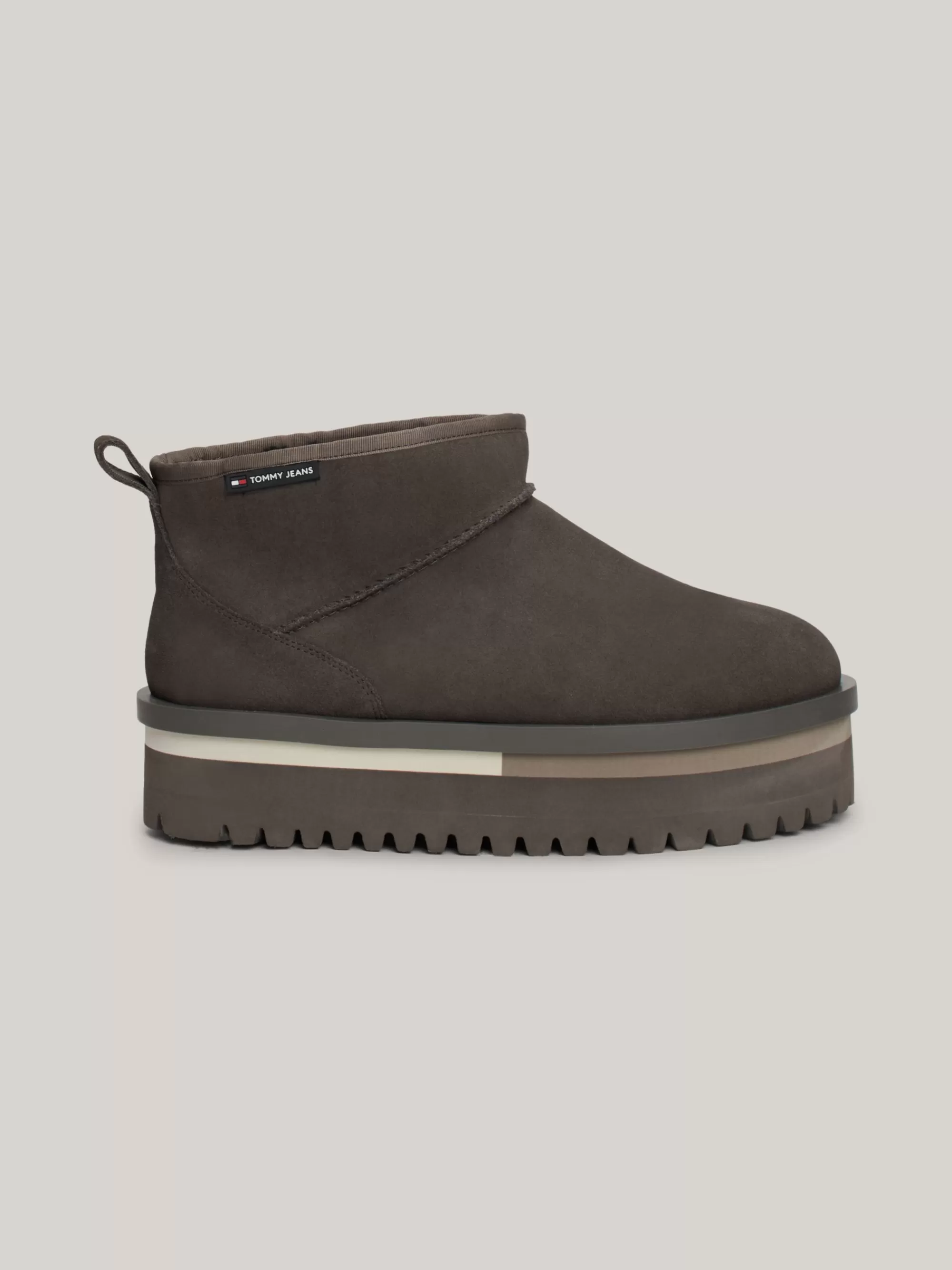 Enkellaarzen | Laarzen & Enkellaarzen*Tommy Hilfiger Suède Platformlaars Met Warme Voering ORBITER