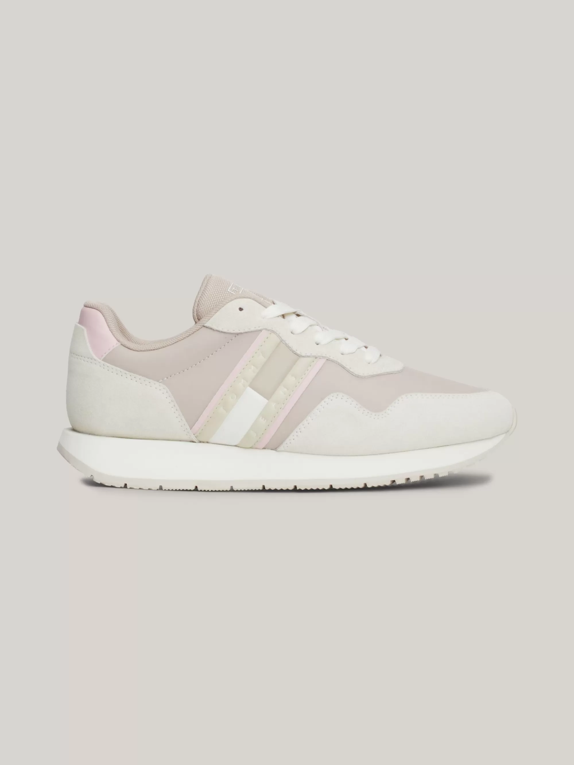 Sneakers*Tommy Hilfiger Suède Sneaker Met Gemengde Texturen DRIFTY DUNES