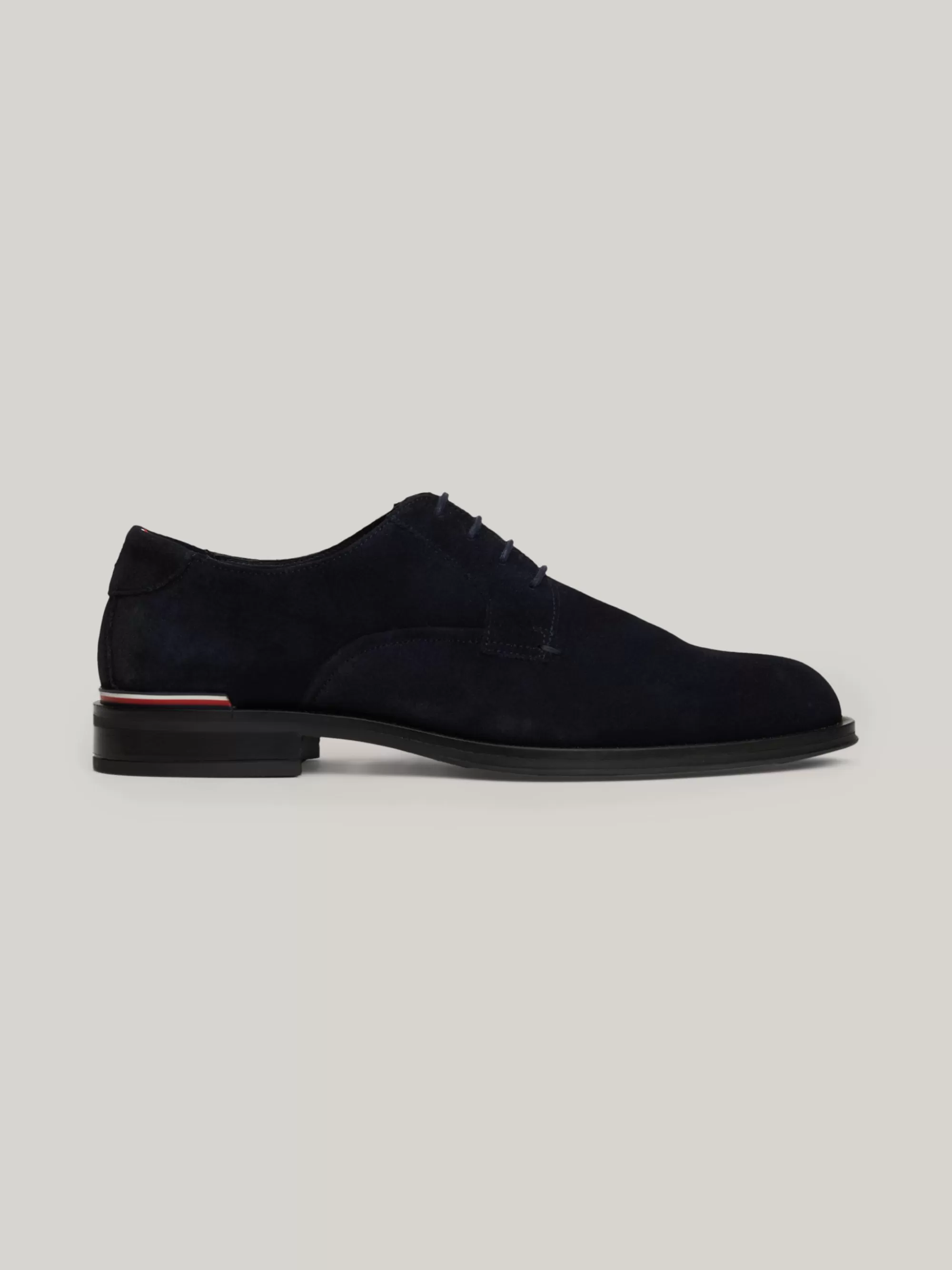 Formele Schoenen*Tommy Hilfiger Suède Veterschoen DESERT SKY
