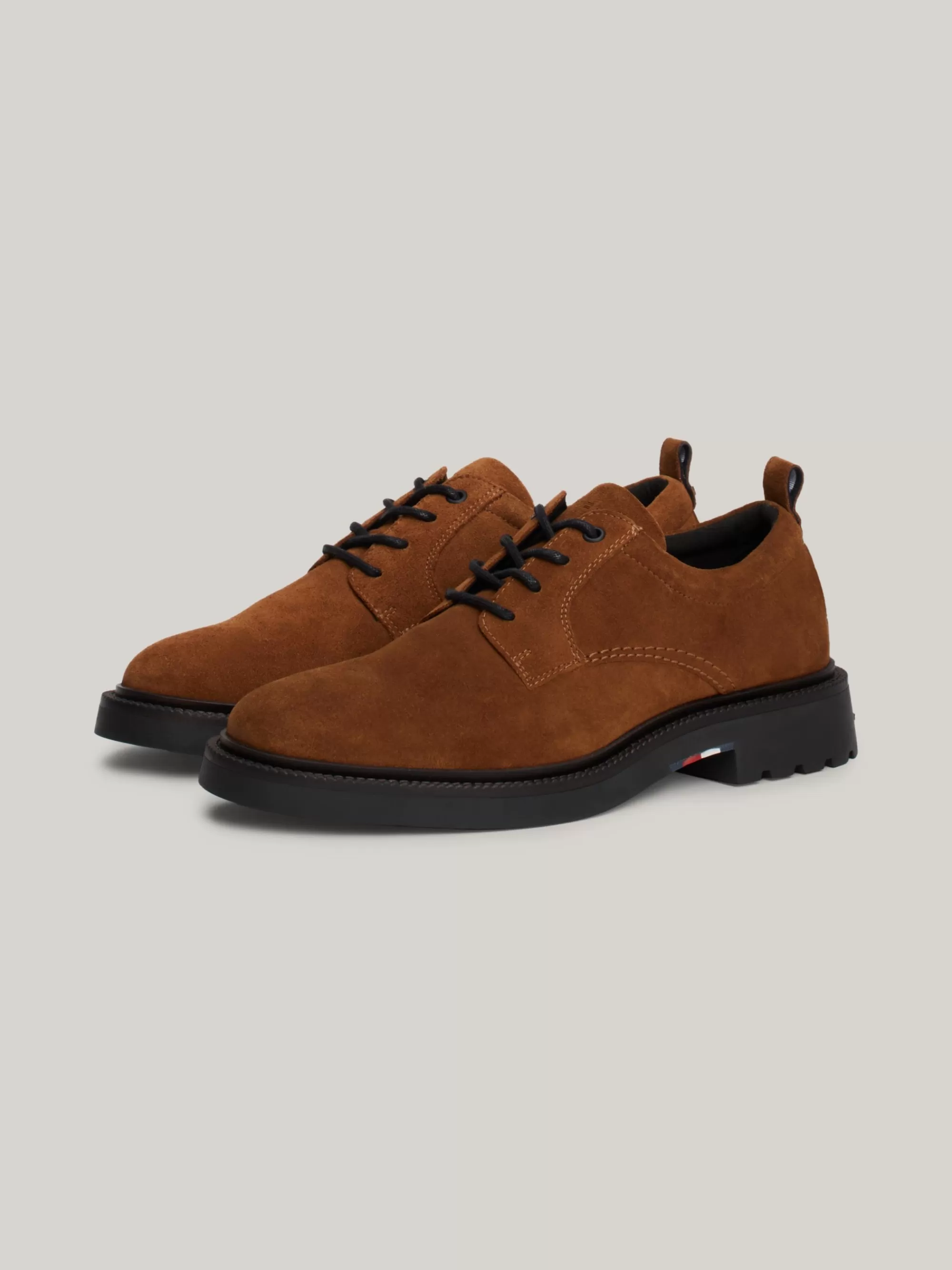 Formele Schoenen*Tommy Hilfiger Suède Veterschoen COCONUT GROVE