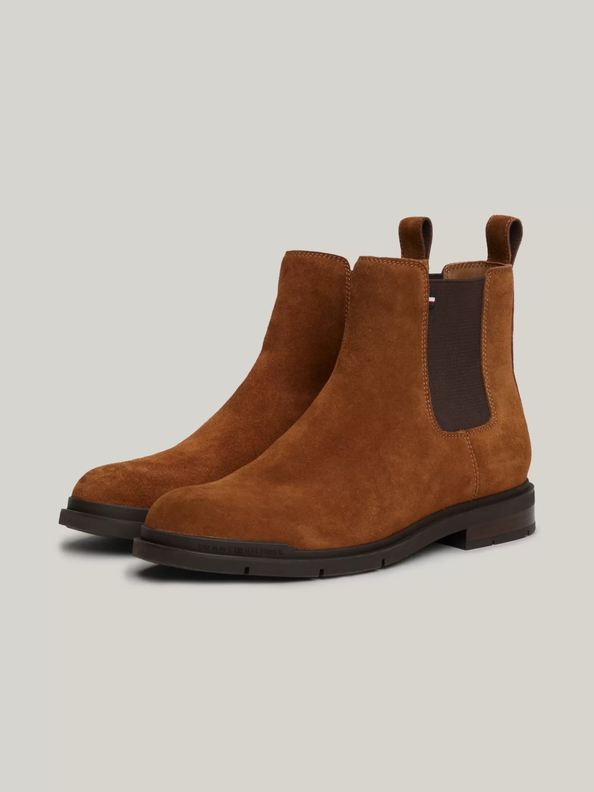 Chelsea Boots | Laarzen*Tommy Hilfiger Suède Warm Gevoerde Chelsea Boot COCONUT GROVE