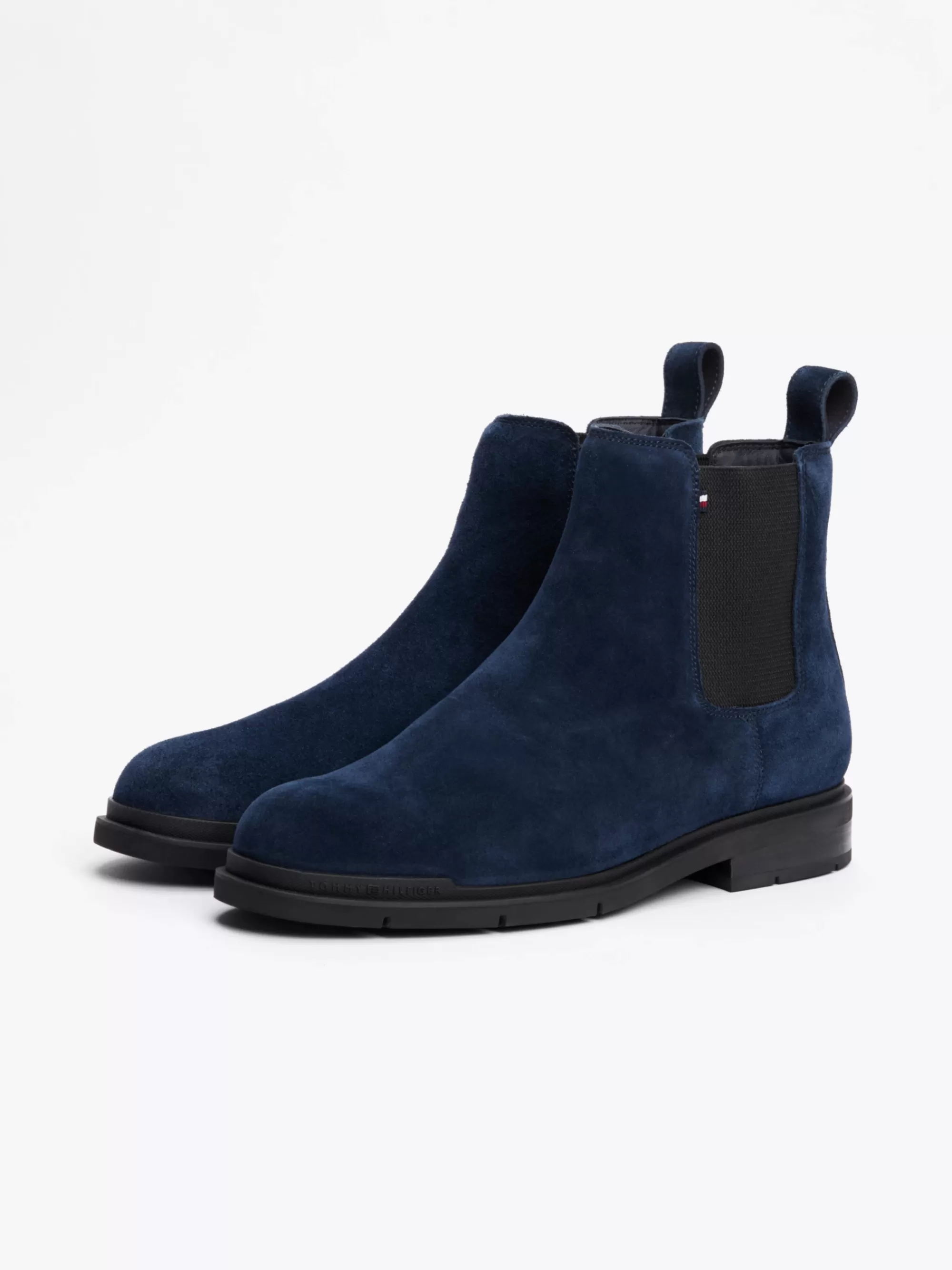 Chelsea Boots | Laarzen*Tommy Hilfiger Suède Warm Gevoerde Chelsea Boot DESERT SKY