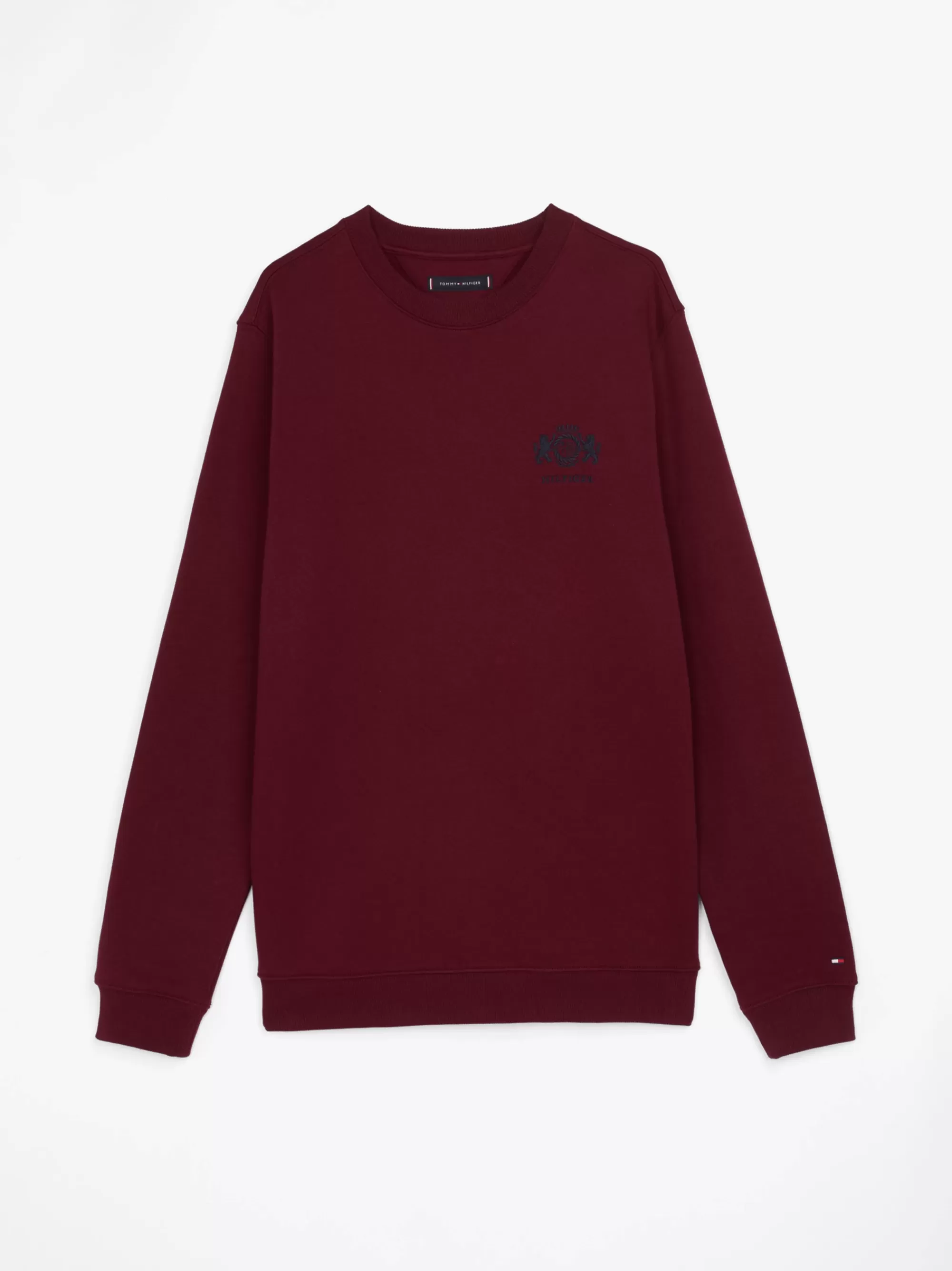 Sweatshirts & Hoodies*Tommy Hilfiger Sweatshirt Met Geborduurd Logo DEEP ROUGE