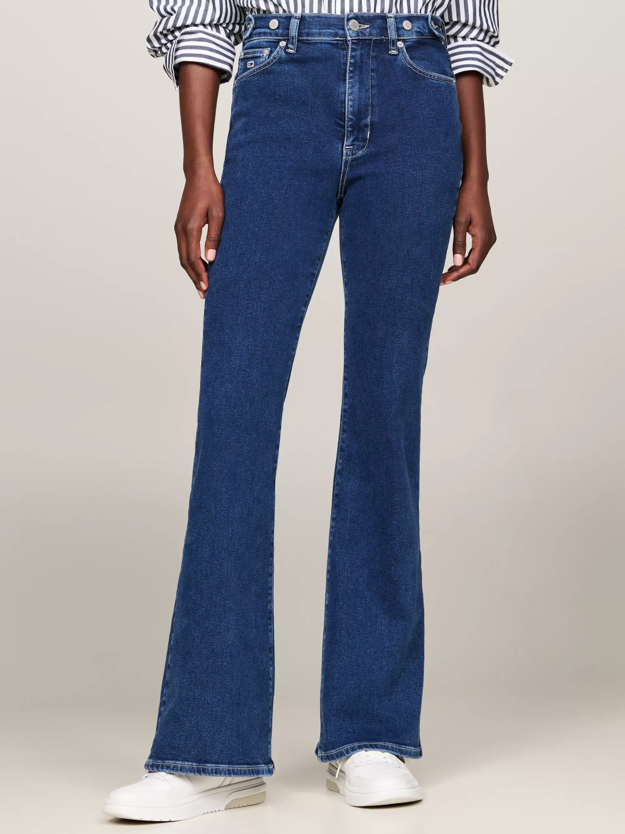 Jeans*Tommy Hilfiger Sylvia High Rise Flared Jeans DENIM MEDIUM