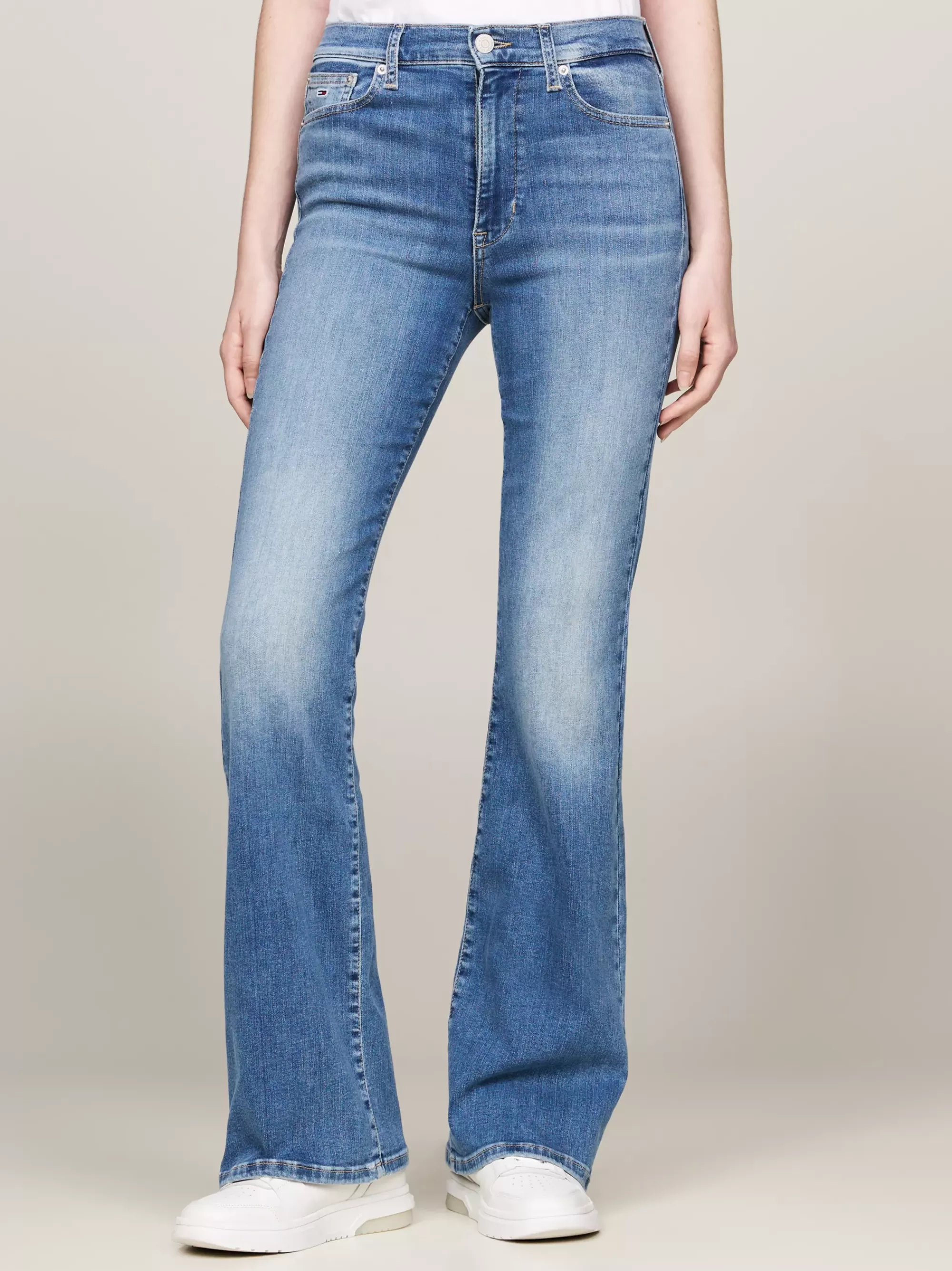 Jeans*Tommy Hilfiger Sylvia High Rise Skinny Flared Jeans DENIM MEDIUM