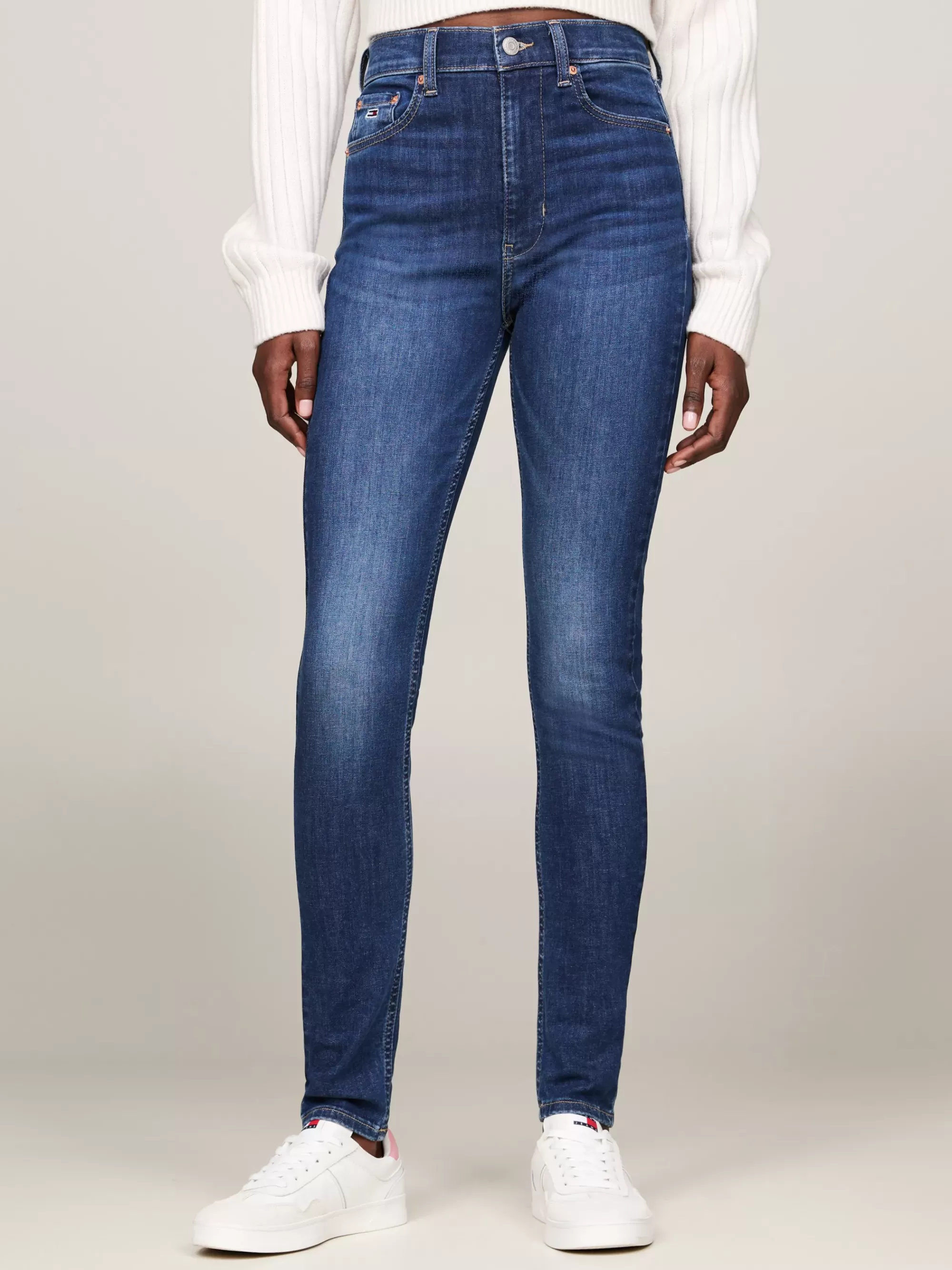 Jeans*Tommy Hilfiger Sylvia High Rise Skinny Jeans DENIM DARK