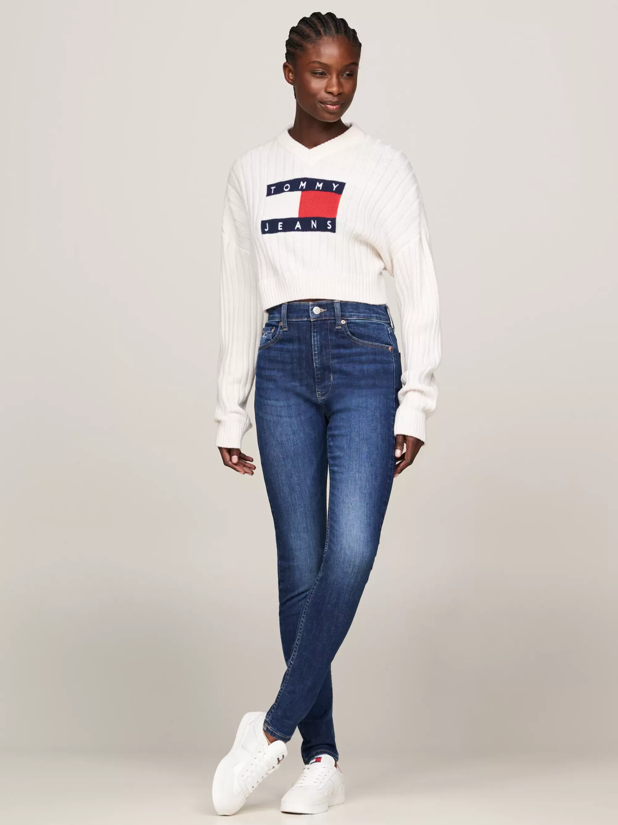 Jeans*Tommy Hilfiger Sylvia High Rise Skinny Jeans DENIM DARK