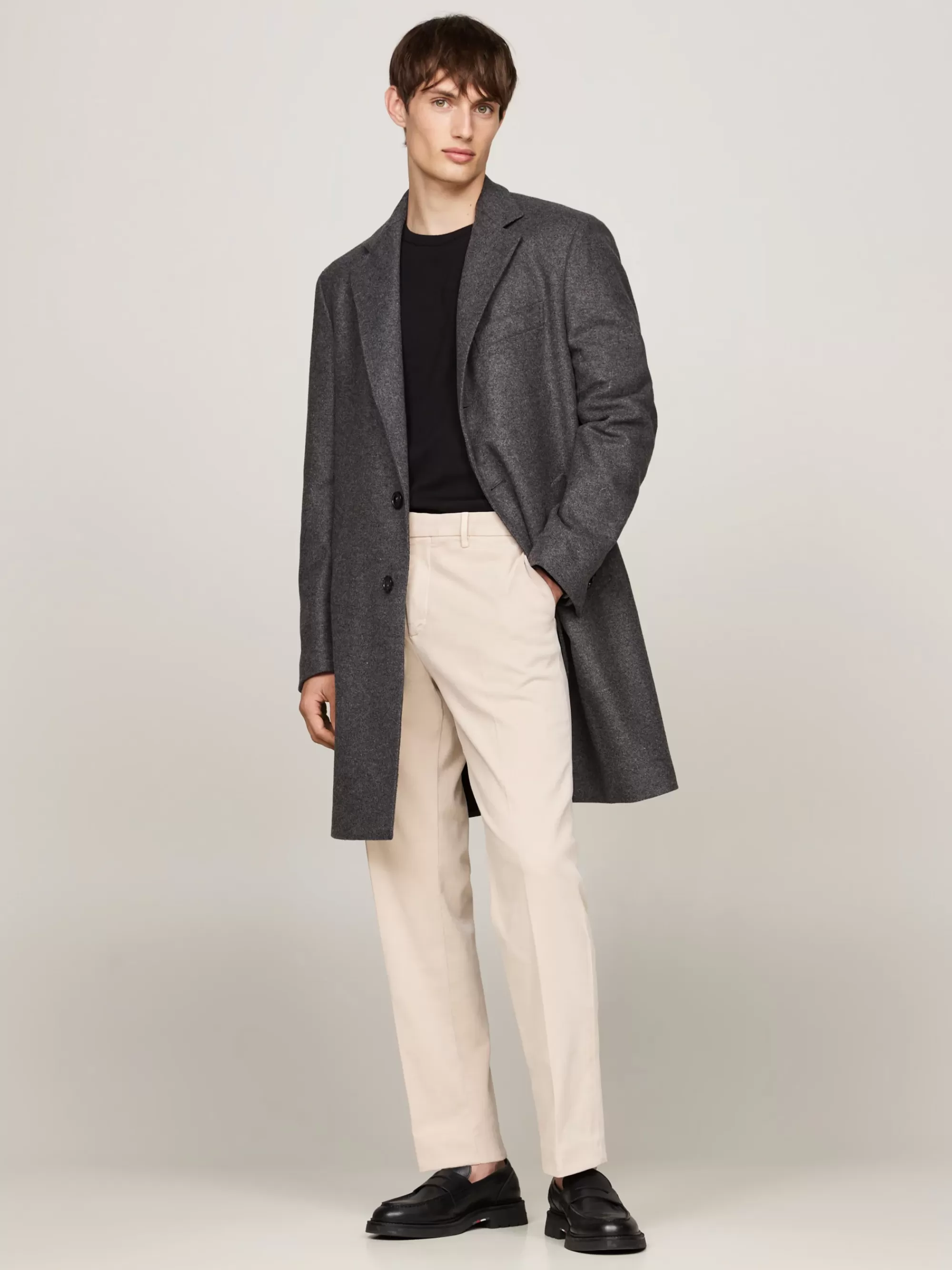 Pakken & Tailored*Tommy Hilfiger Tailored Single-breasted Jas GREY
