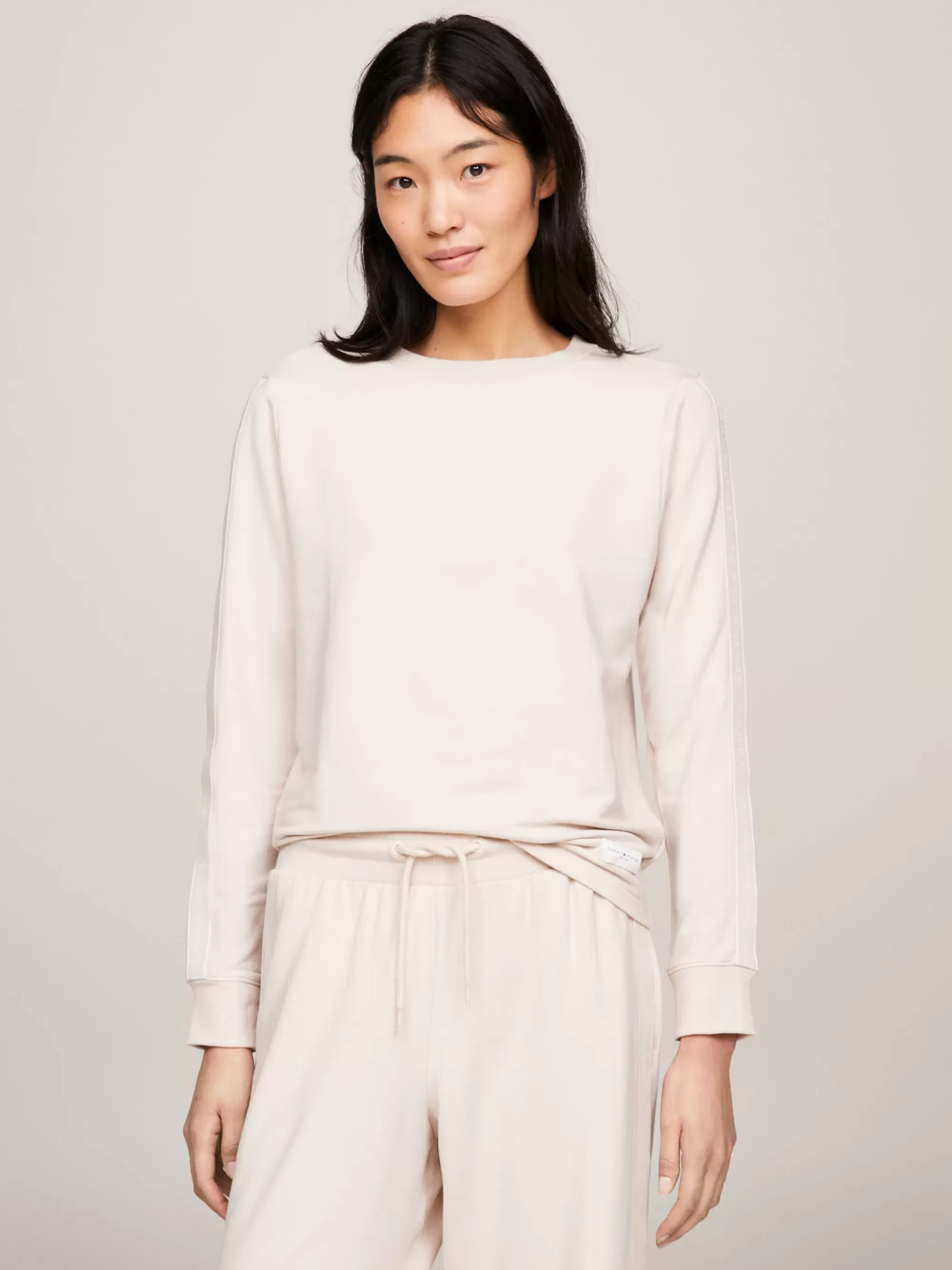Loungewear*Tommy Hilfiger TH Established Lounge-sweatshirt CASHMERE CREME