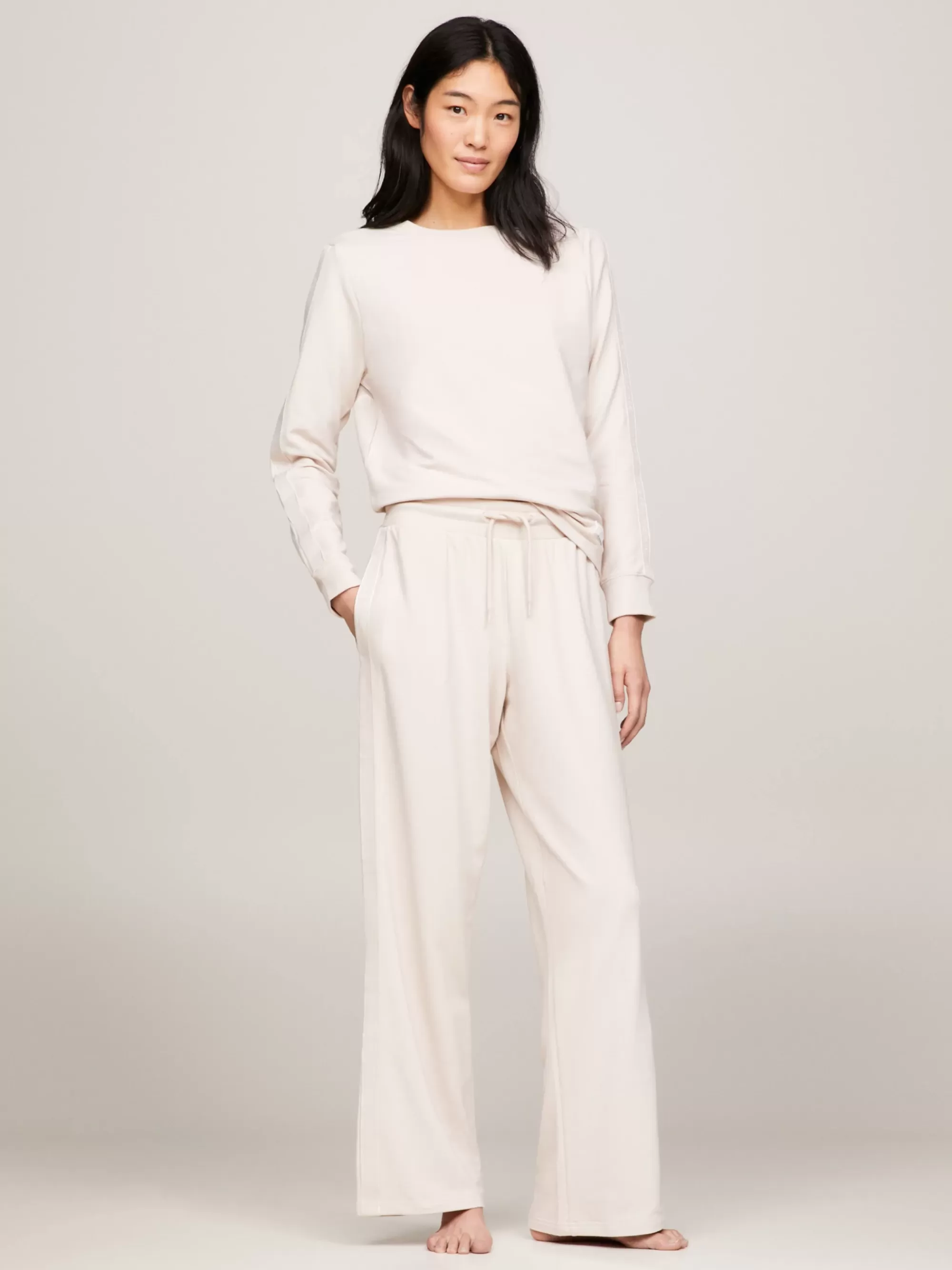 Loungewear*Tommy Hilfiger TH Established Lounge-sweatshirt CASHMERE CREME