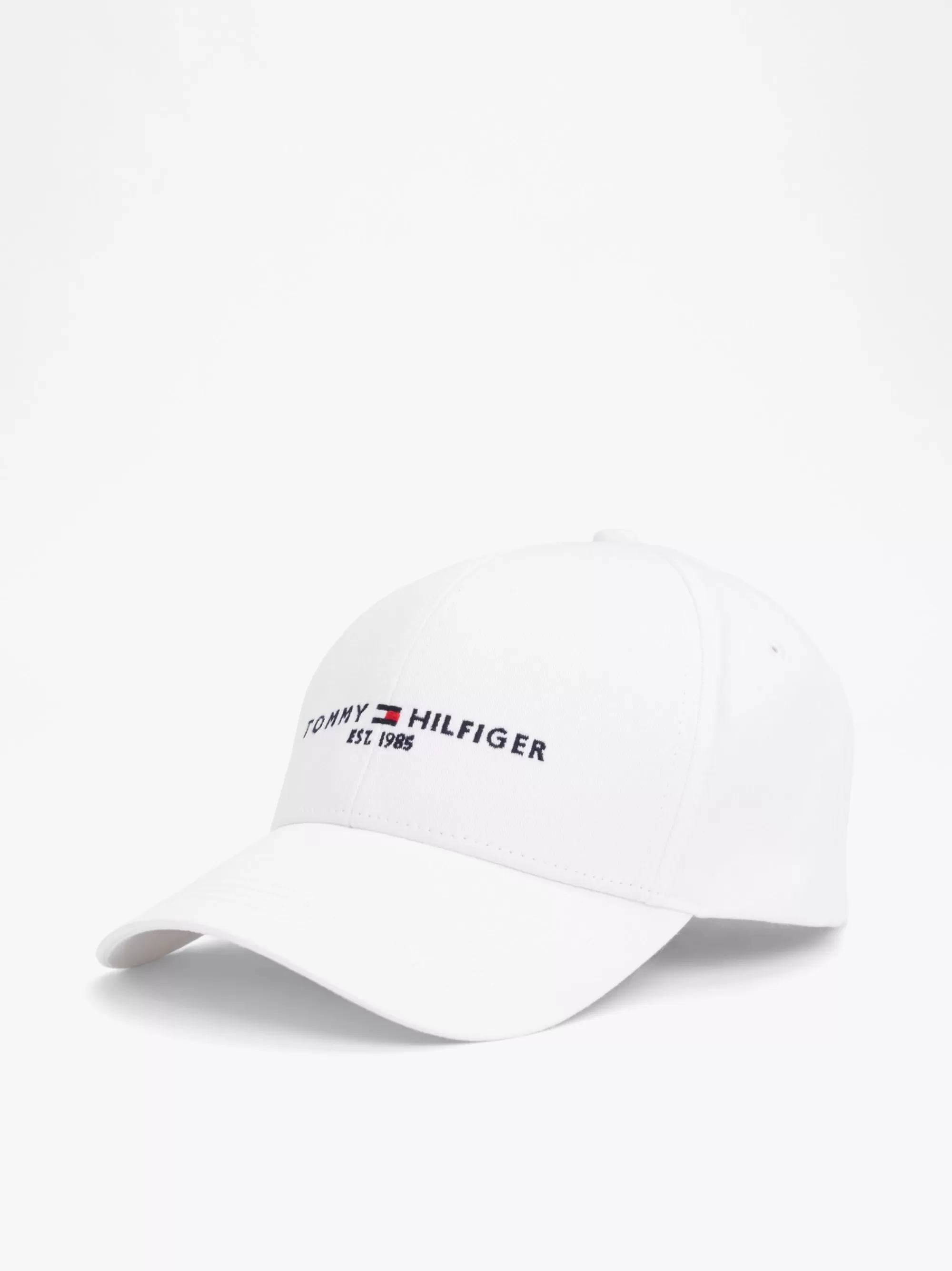 Petten | Mutsen, Handschoenen & Sjaals*Tommy Hilfiger TH Established Pet Van Katoen WHITE