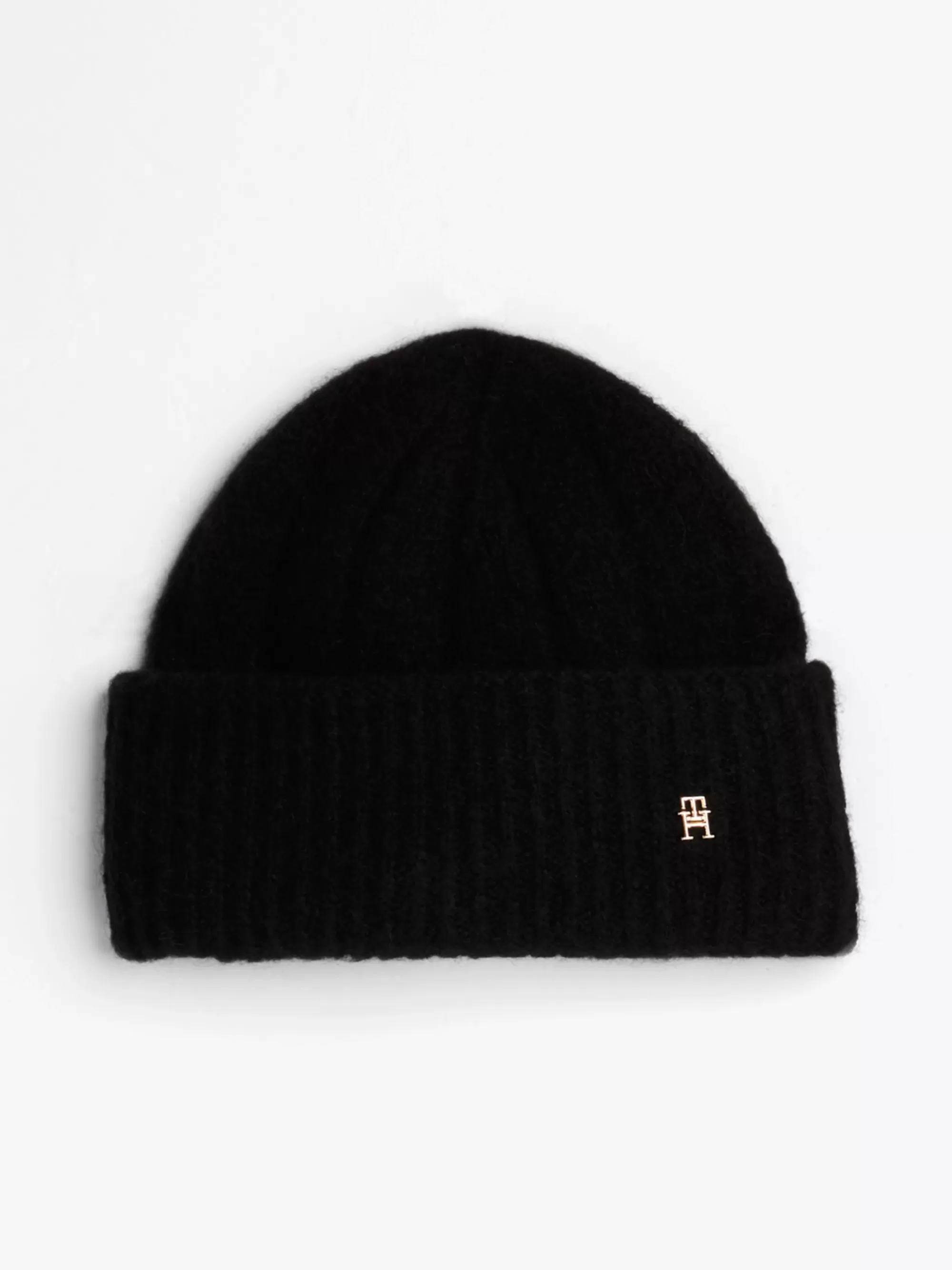 Mutsen | Mutsen & Sjaals*Tommy Hilfiger TH Monogram Beanie Met Alpacawol BLACK