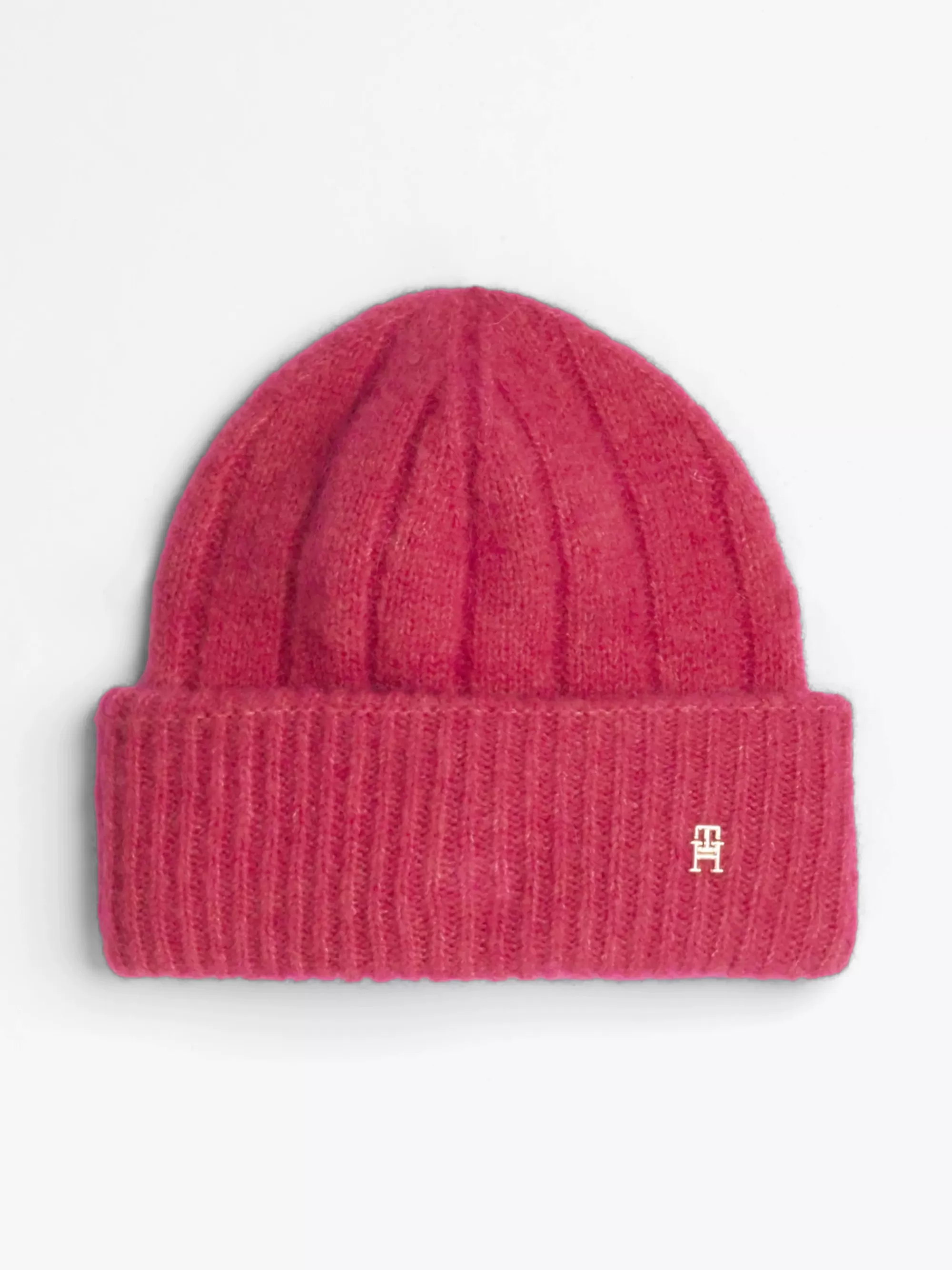 Mutsen | Mutsen & Sjaals*Tommy Hilfiger TH Monogram Beanie Met Alpacawol HERITAGE PINK