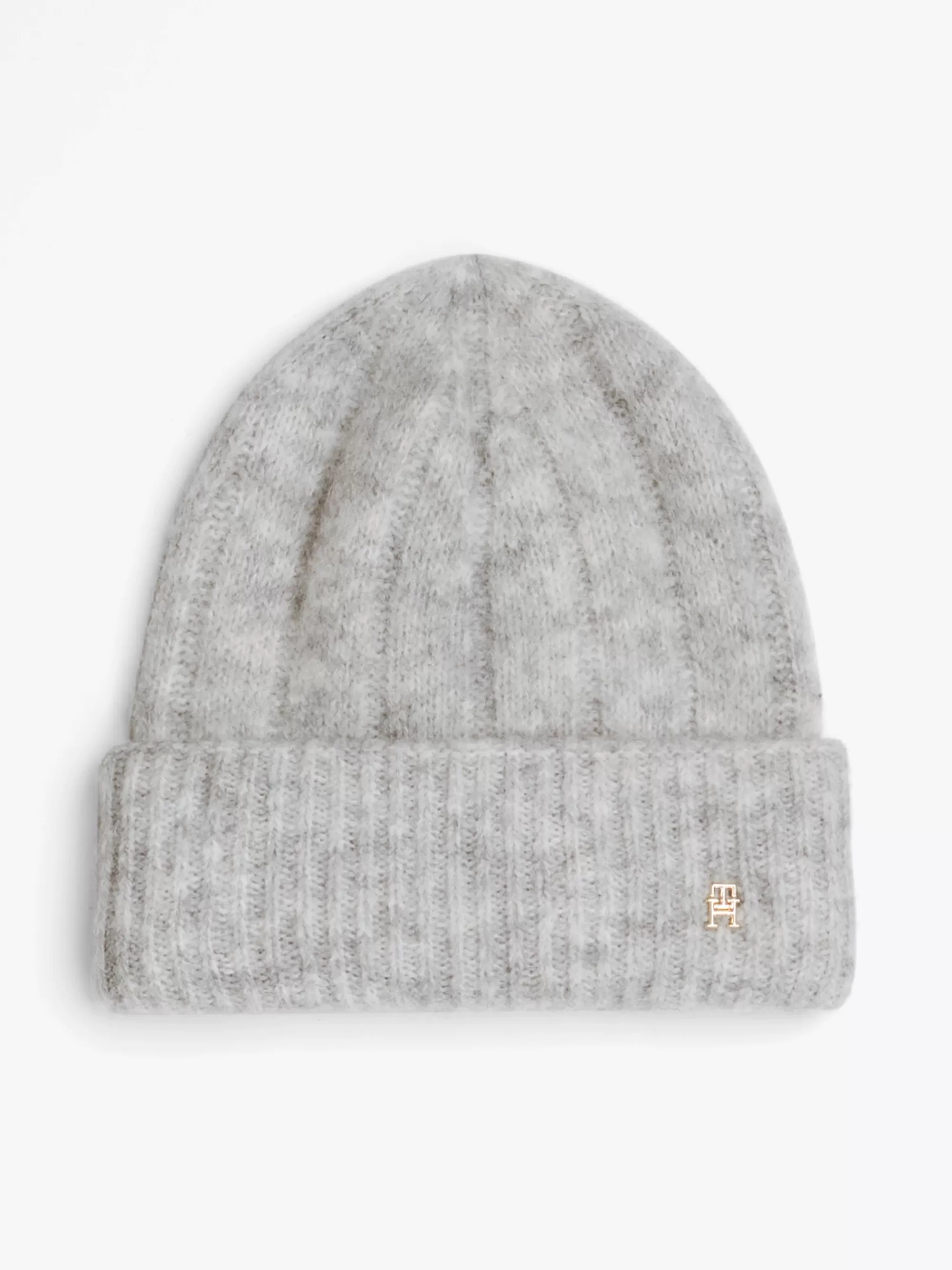 Mutsen | Mutsen & Sjaals*Tommy Hilfiger TH Monogram Beanie Met Alpacawol LIGHT GREY MELANGE