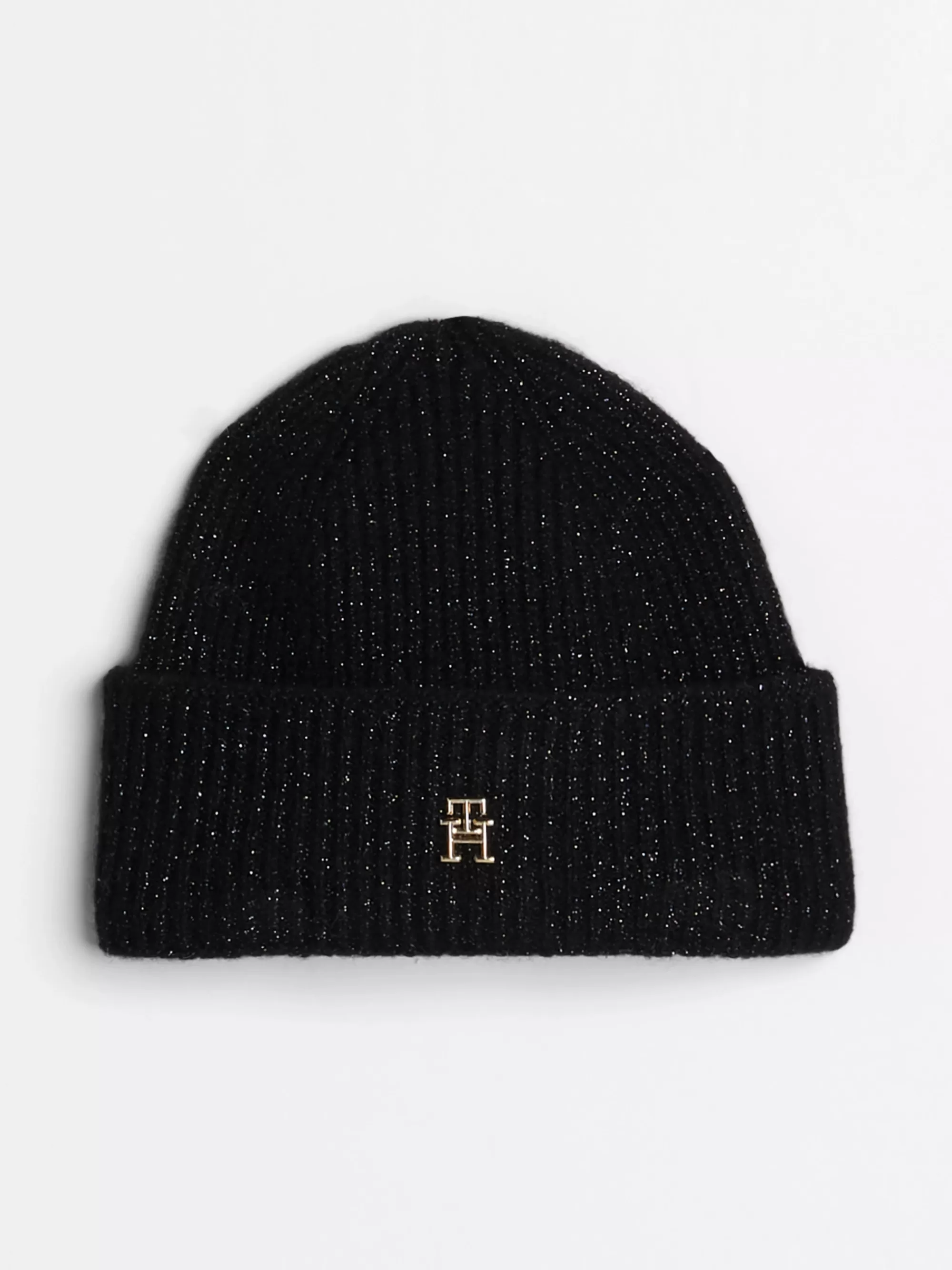 Mutsen | Mutsen & Sjaals*Tommy Hilfiger TH Monogram Beanie Met Wol BLACK