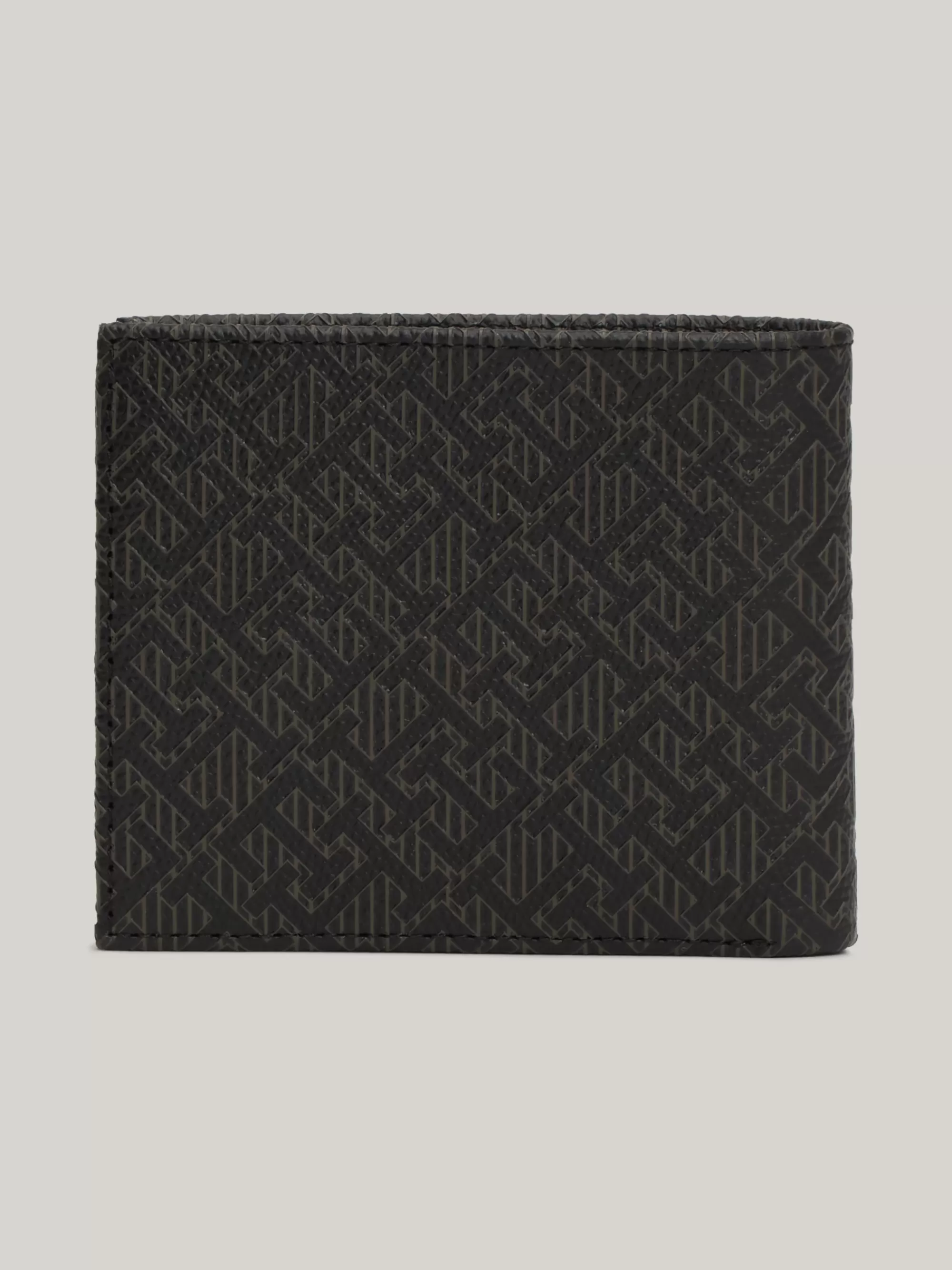 Portemonnees & Sleutelhangers*Tommy Hilfiger TH Monogram Creditcardportemonnee BLACK
