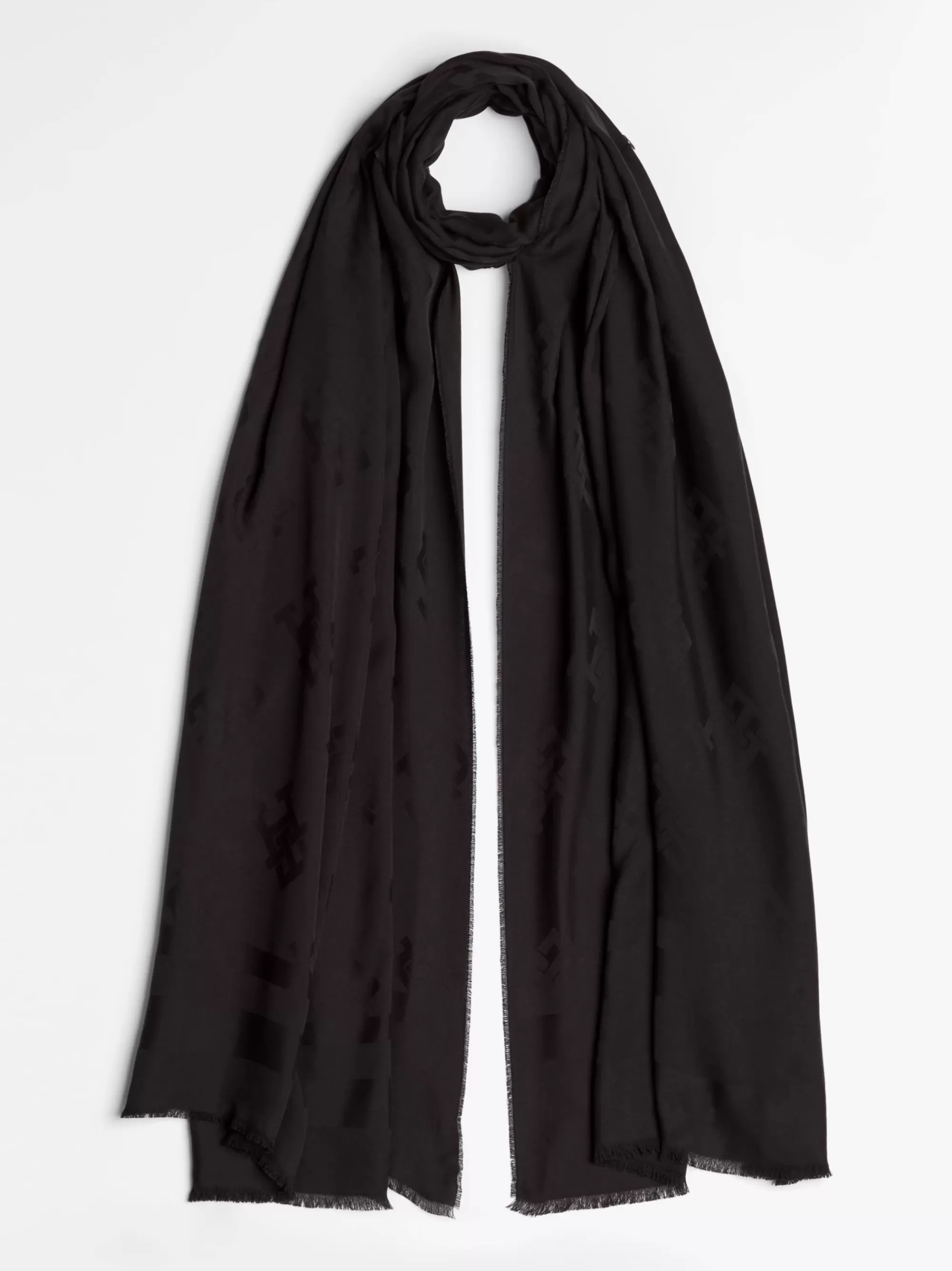 Sjaals | Sjaals*Tommy Hilfiger TH Monogram Jacquard Sjaal BLACK
