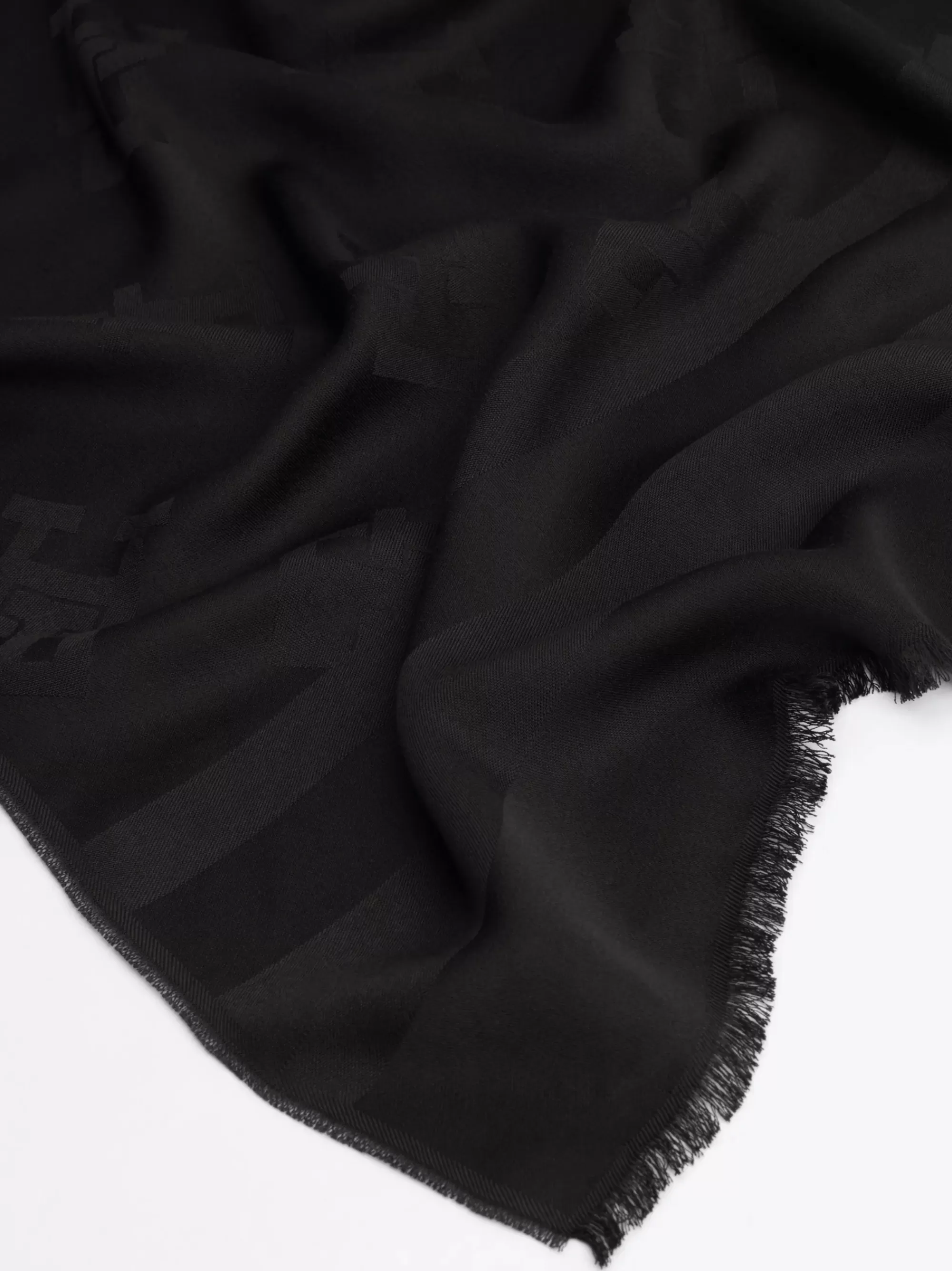 Sjaals | Sjaals*Tommy Hilfiger TH Monogram Jacquard Sjaal BLACK