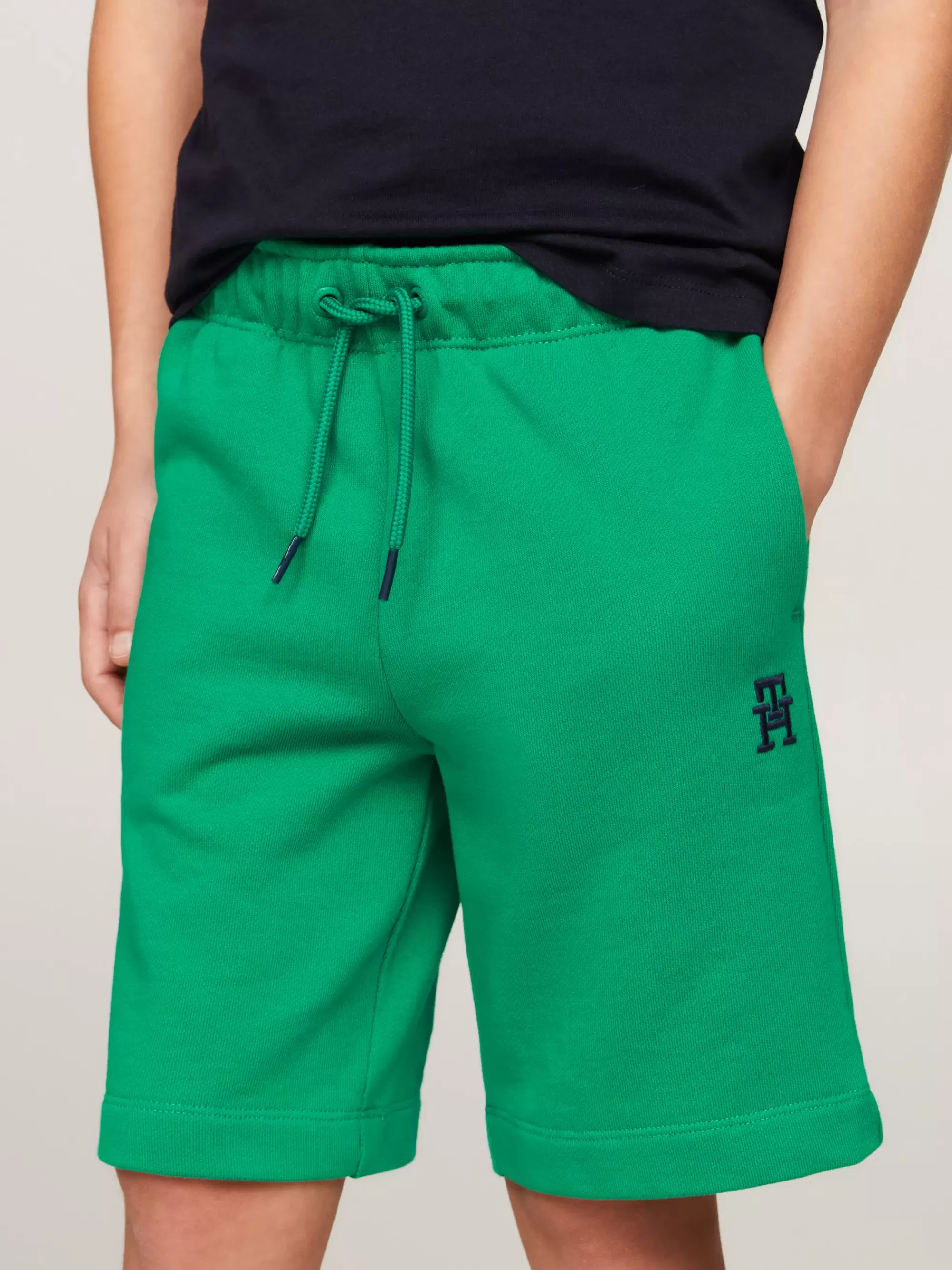 Broeken & Rokken | Broeken & Korte Broeken*Tommy Hilfiger TH Monogram Joggingshort OLYMPIC GREEN