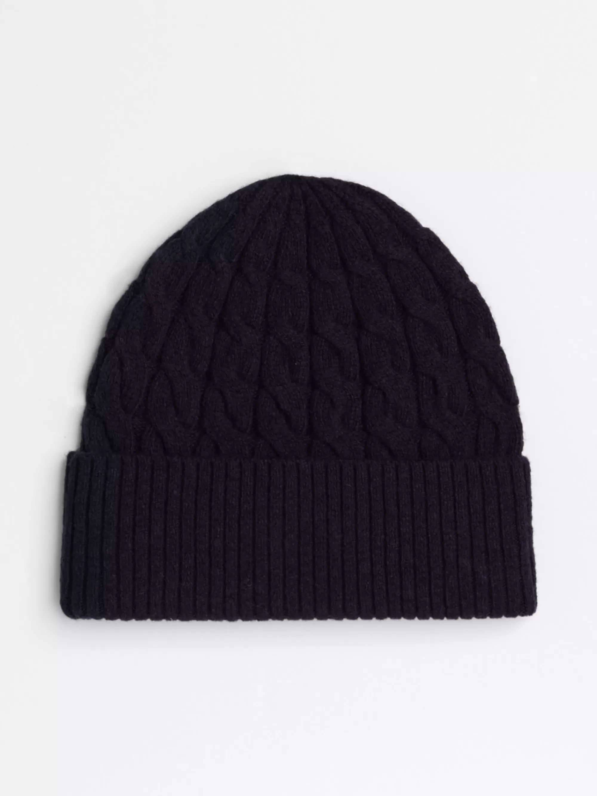 Mutsen | Mutsen & Sjaals*Tommy Hilfiger TH Monogram Kabelgebreide Beanie SPACE BLUE