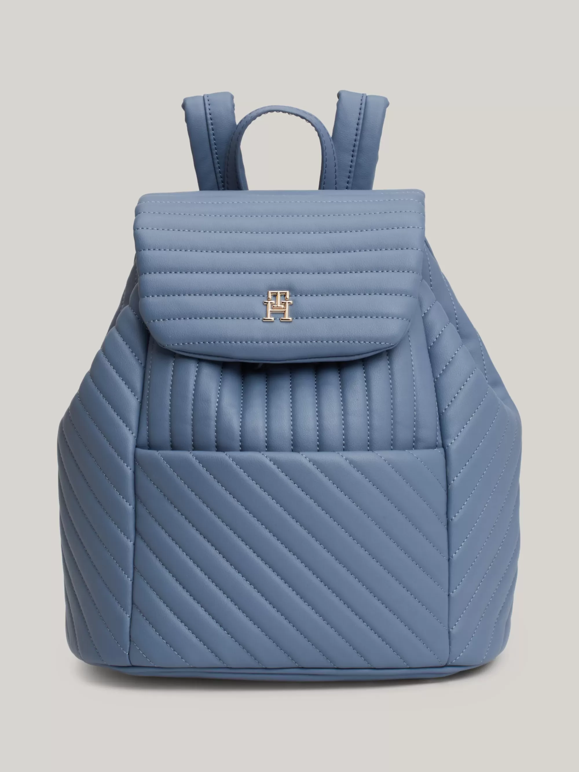 Rugzakken*Tommy Hilfiger TH Monogram Quilted Rugzak Met Flap FADED INK