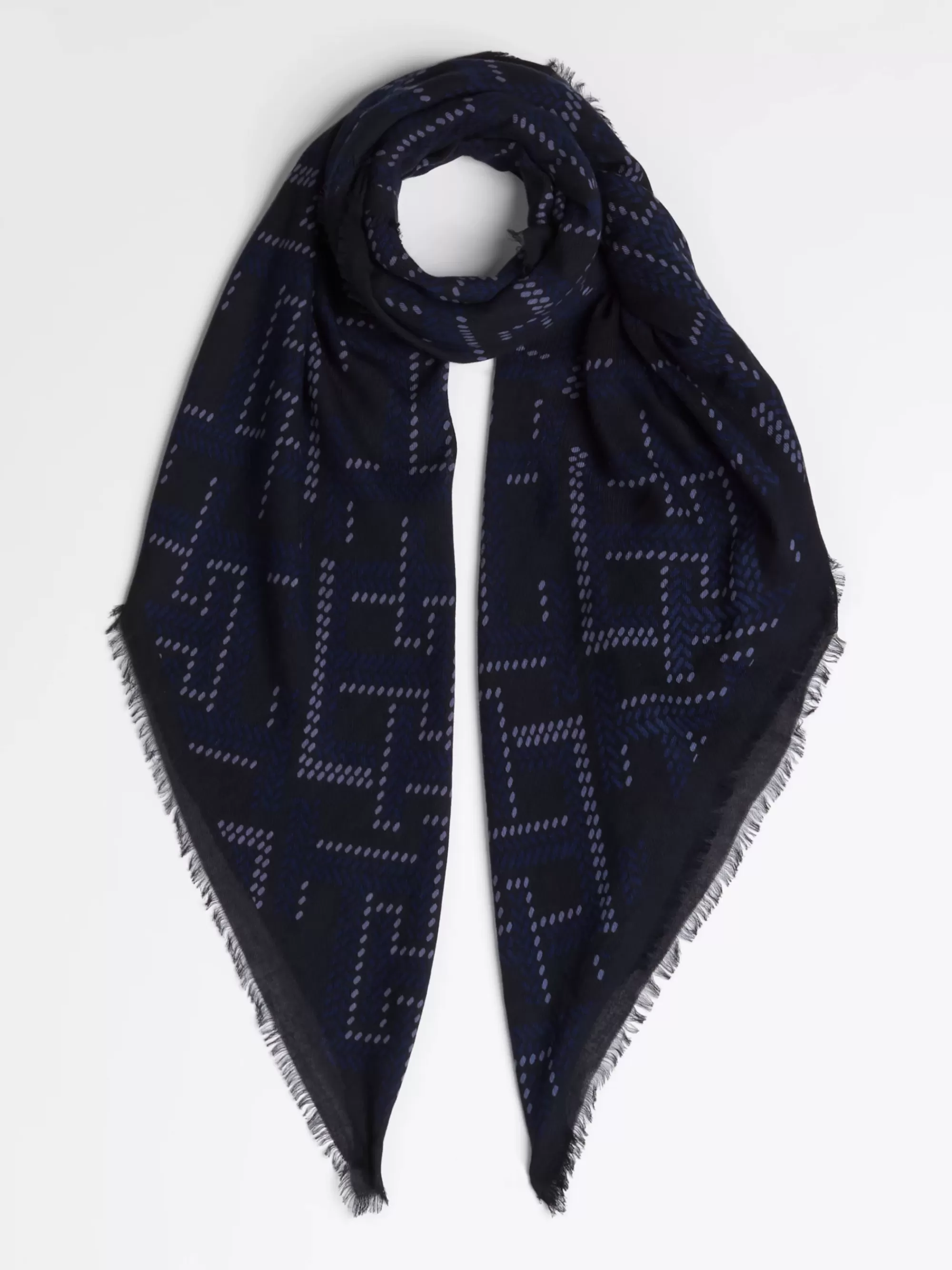 Sjaals | Sjaals*Tommy Hilfiger TH Monogram Vierkante Sjaal SPACE BLUE