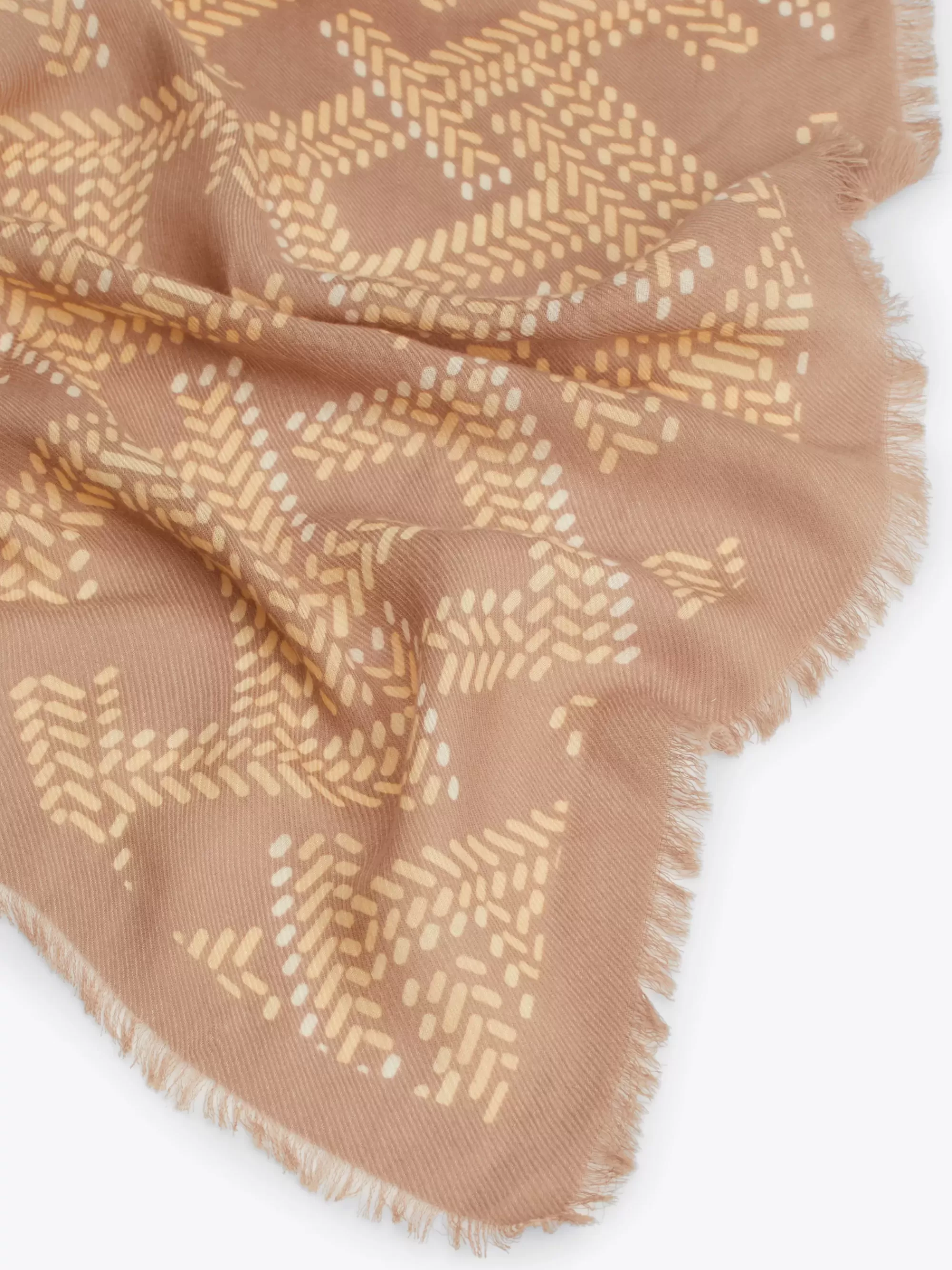 Sjaals | Sjaals*Tommy Hilfiger TH Monogram Vierkante Sjaal BEIGE