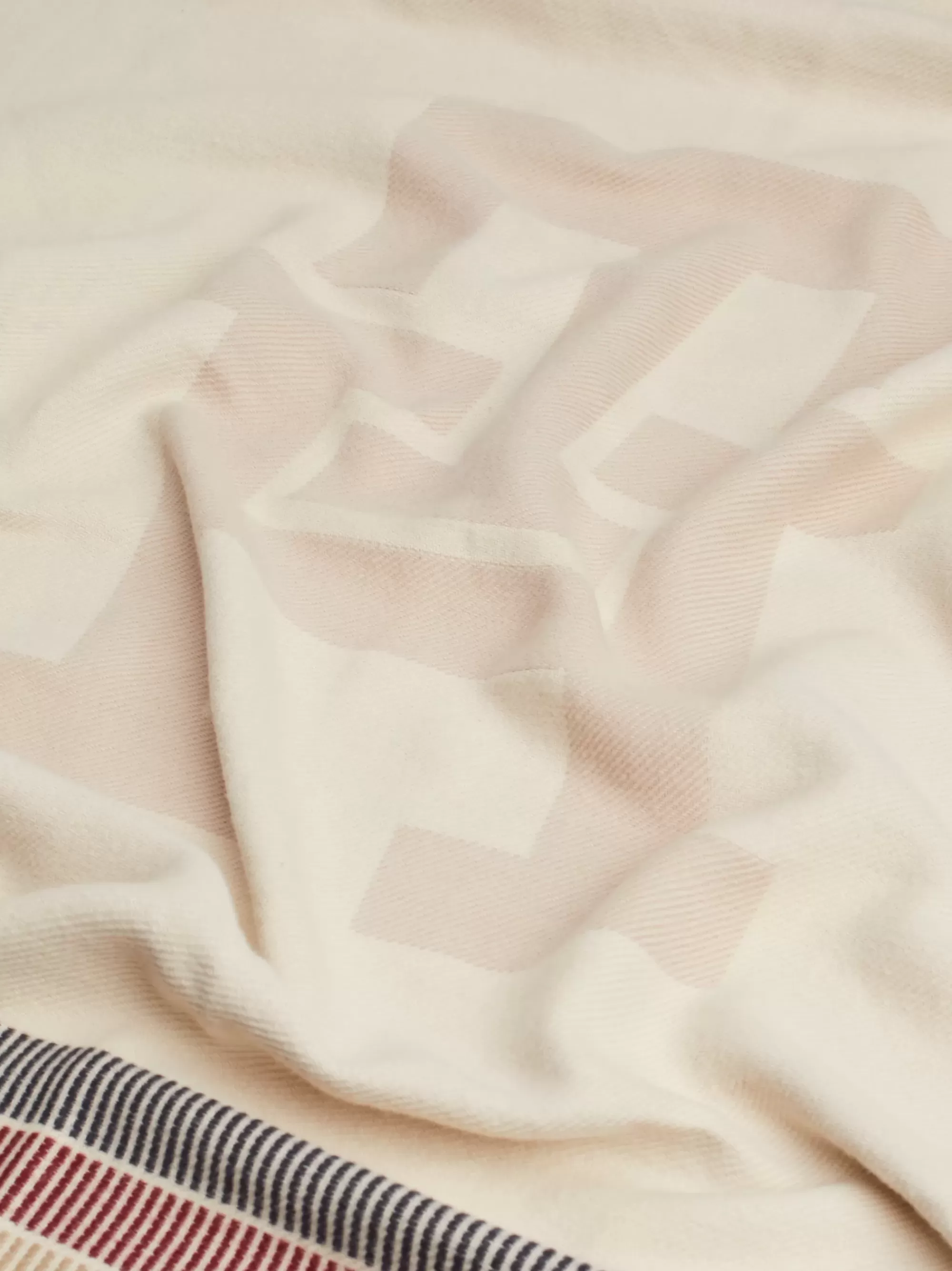 Sjaals | Sjaals*Tommy Hilfiger TH Monogram Vierkante Sjaal ANCIENT WHITE