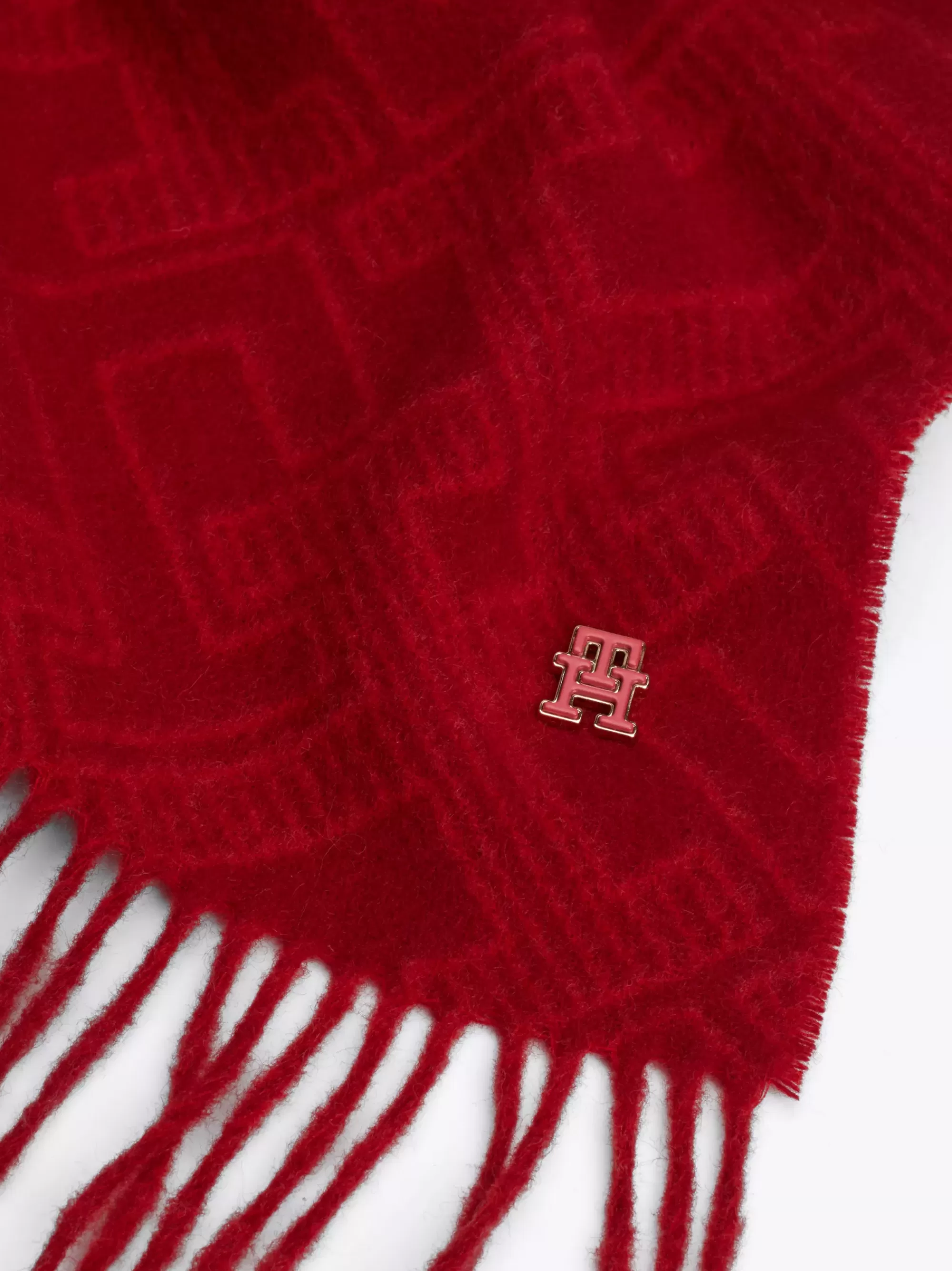 Sjaals | Sjaals*Tommy Hilfiger TH Monogram Wollen Sjaal HERITAGE PINK