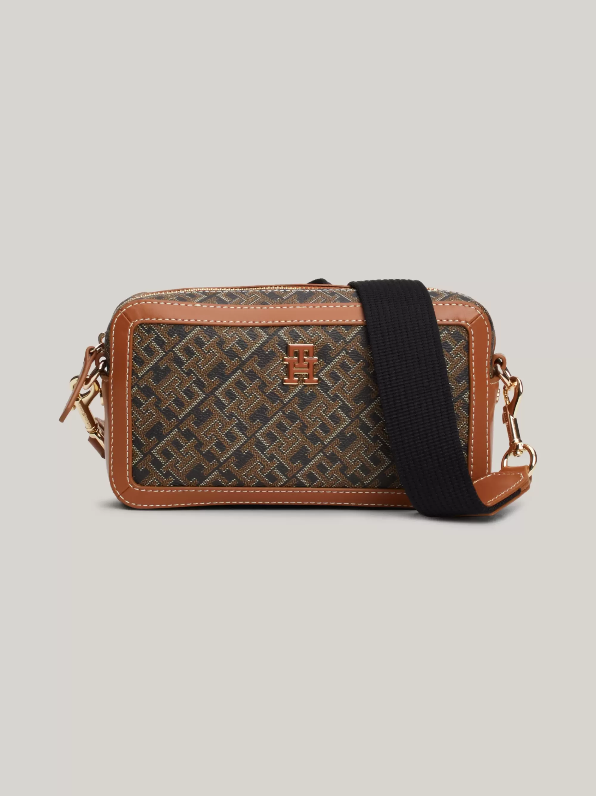 Crossbodytassen*Tommy Hilfiger TH Monoplay Cameratas BLACK / TAN MIX