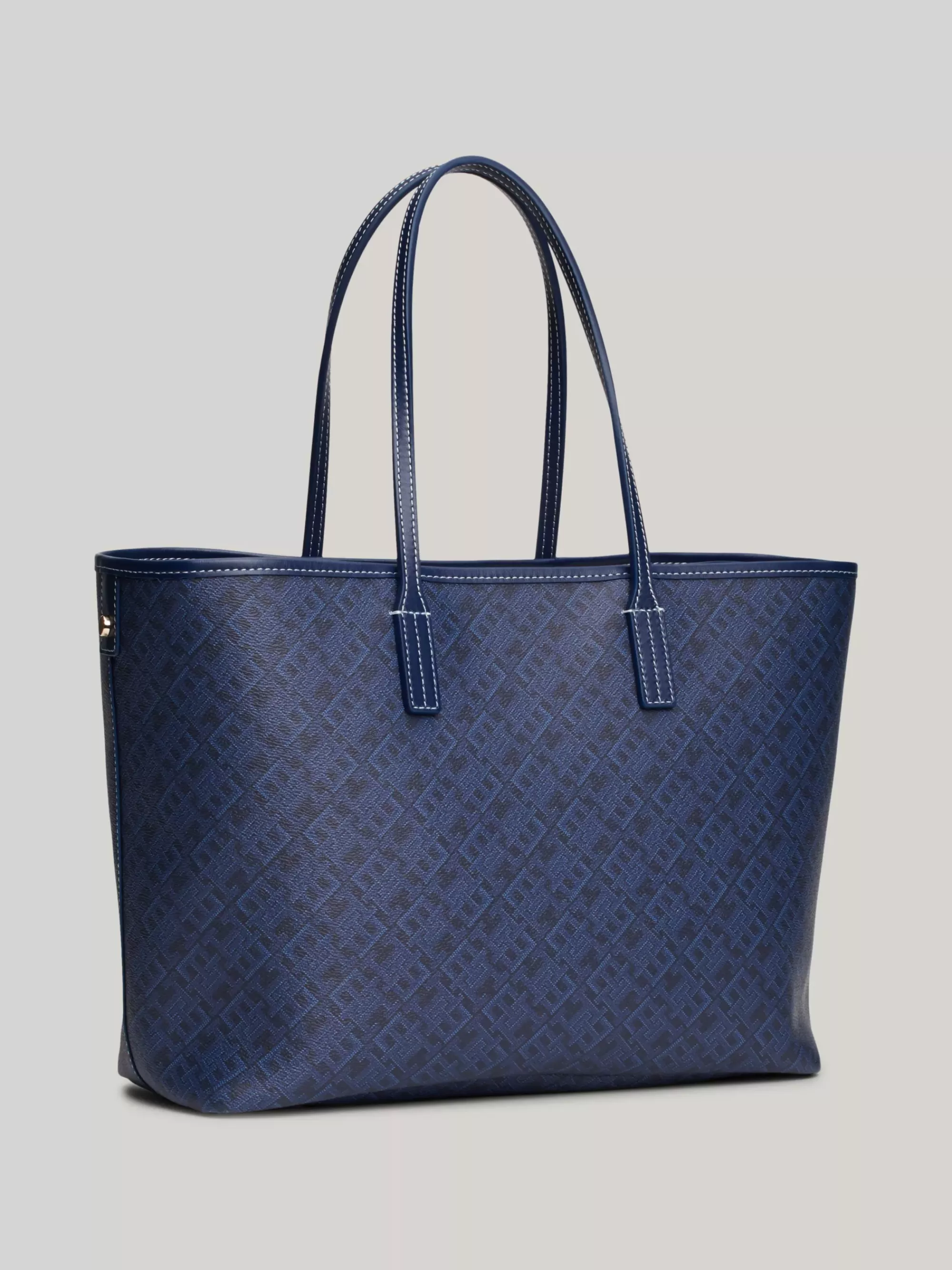 Shoppers*Tommy Hilfiger TH Monoplay Shopper Met Uitneembare Laptophoes SPACE BLUE