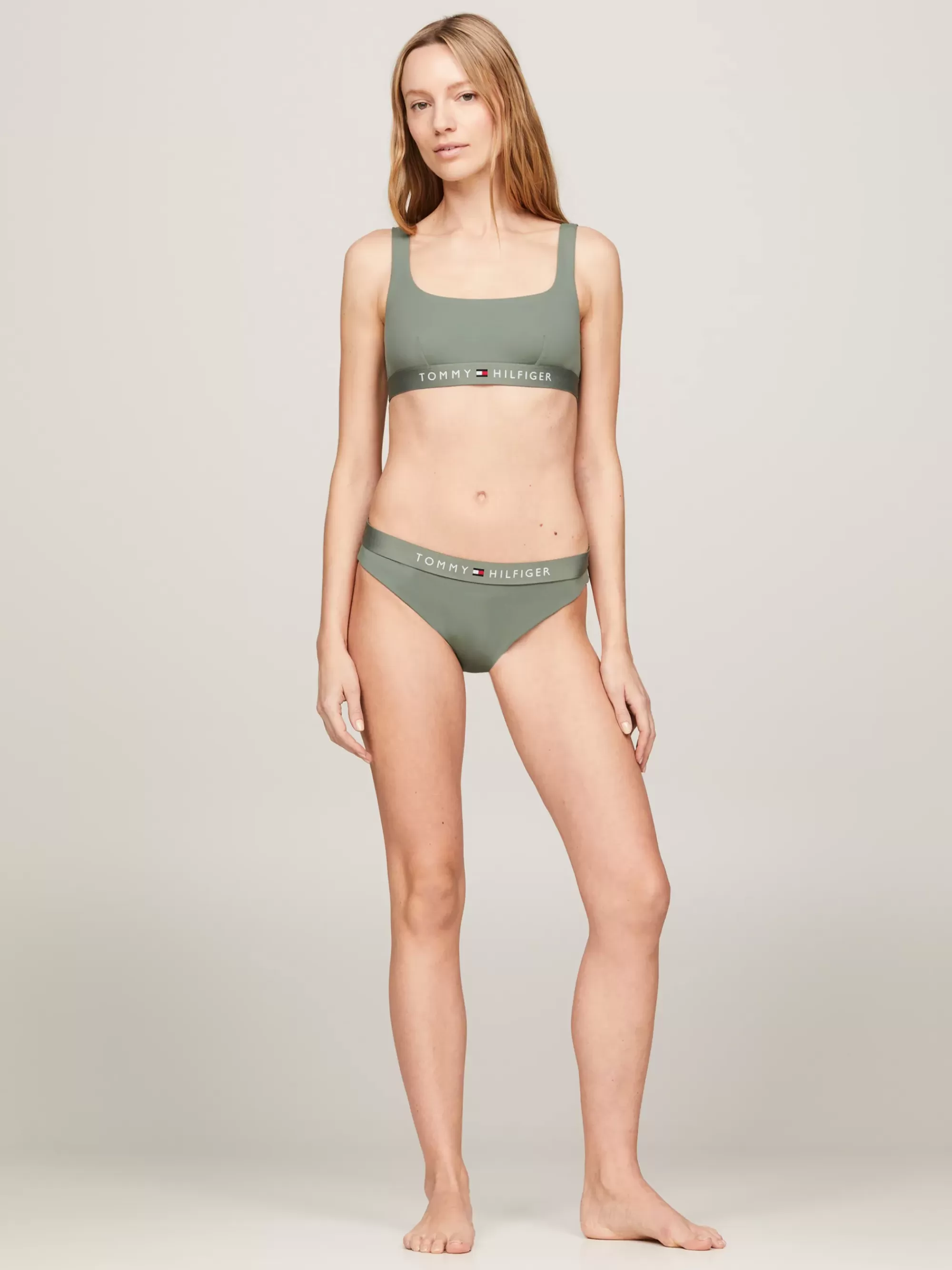 Swimwear | Curve Mode & Inclusieve Maten*Tommy Hilfiger TH Original Bralette-bikinitop STONEWASH GREEN