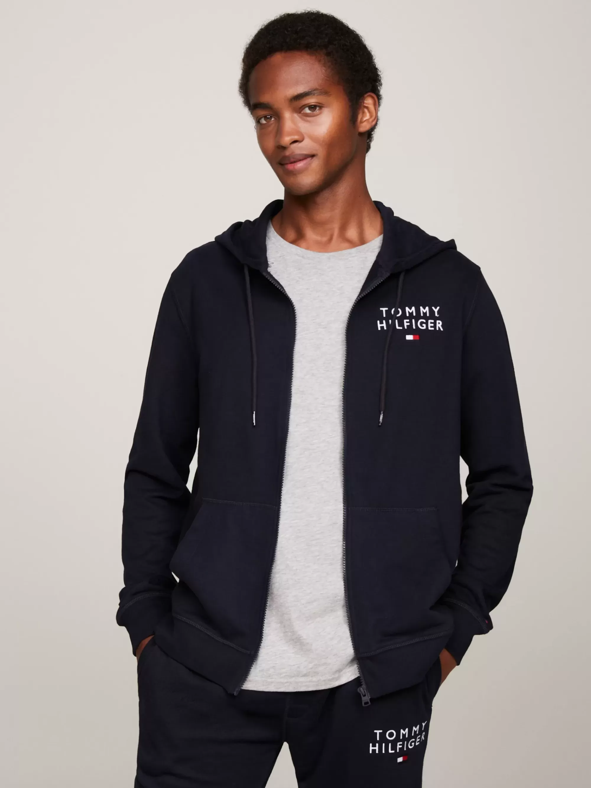 Loungewear*Tommy Hilfiger TH Original Lounge-hoodie Met Logo DESERT SKY