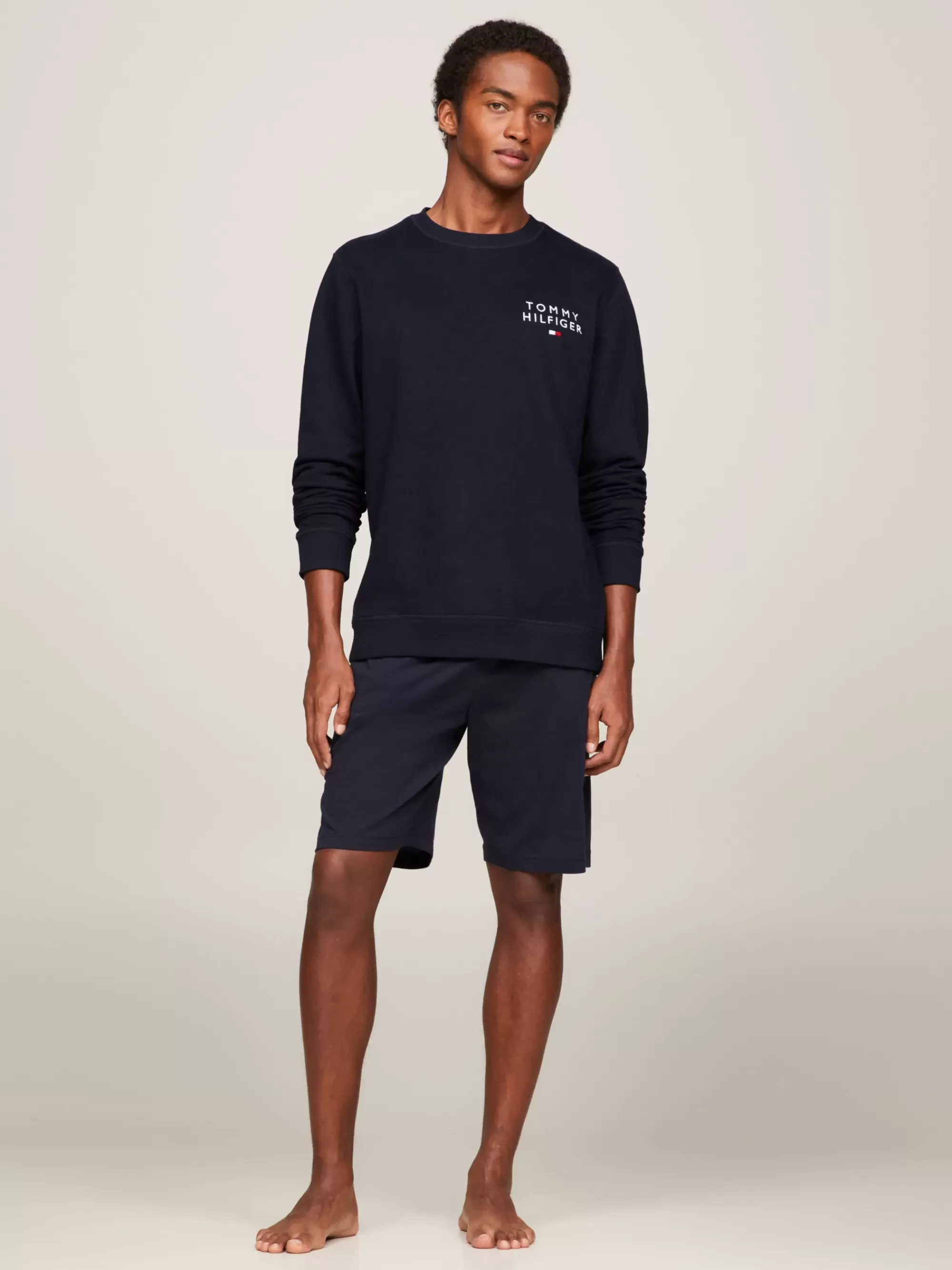 Loungewear*Tommy Hilfiger TH Original Lounge-trainingsshirt Met Logo DESERT SKY