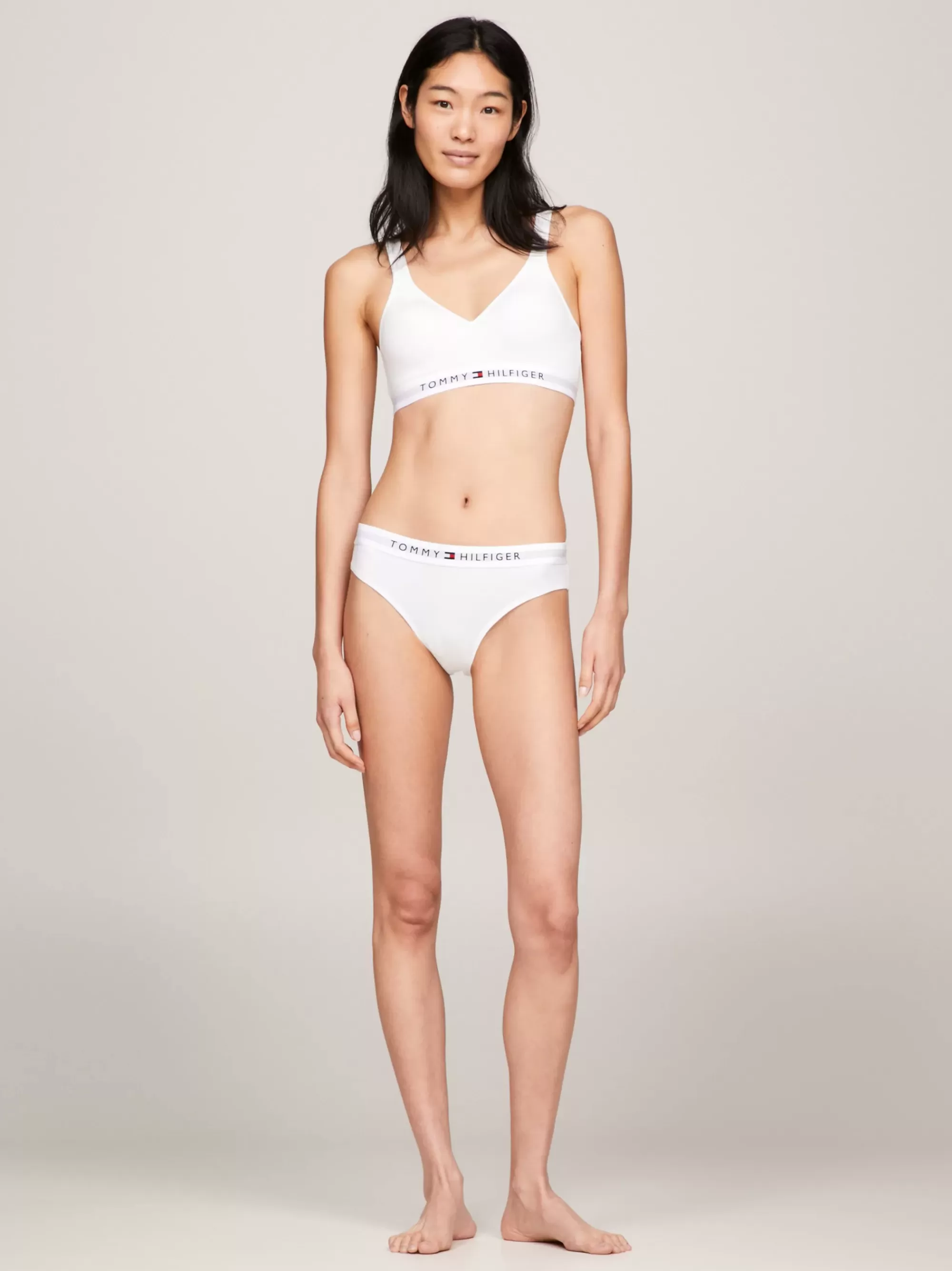 Bh's | Lingerie*Tommy Hilfiger TH Original Padded Lift Bralette WHITE